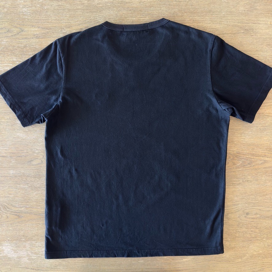 Comme des Garçons PLAY Unisex Black Red Heart Logo T-Shirt-Short Sleeve-Sz XL