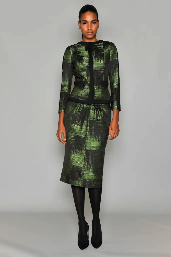 Pre-Fall 2009 CAROLINA HERRERA Jeweled Knee-Length Shift Dress Size 8, VTG 2000s