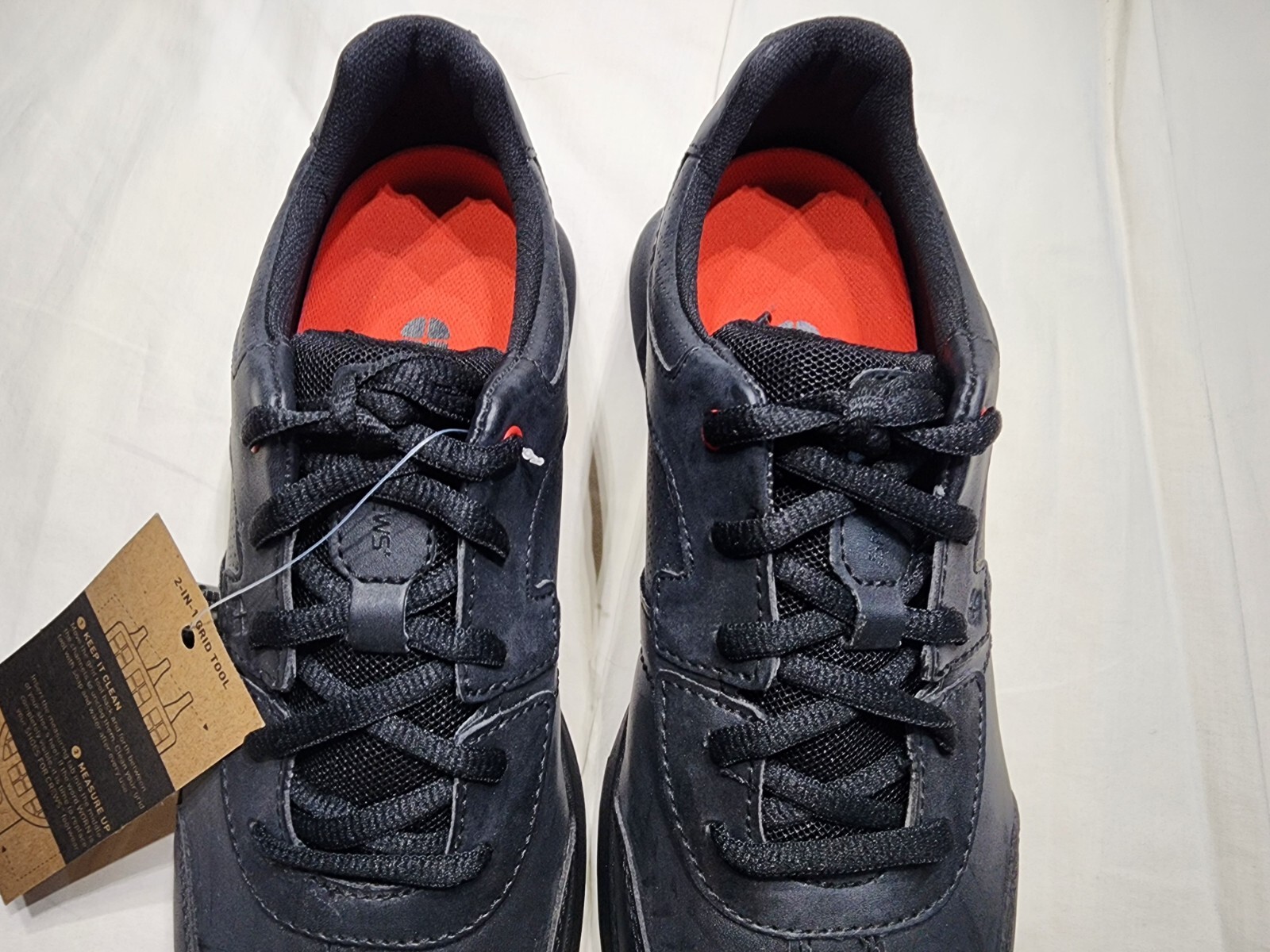 Shoes For Crews Freestyle II 38140 Work Sneaker Black Water Resistant Men Size 8