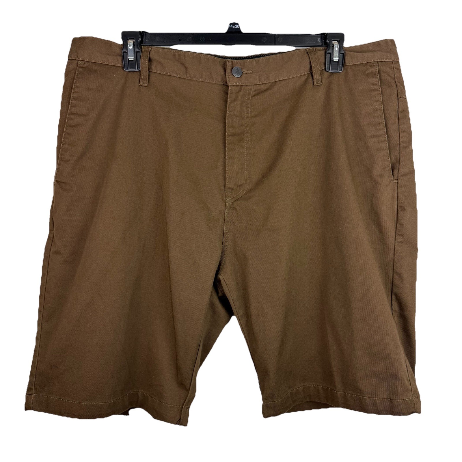 Volcom Size 40 Brown True To This Canvas Shorts 10” Inseam