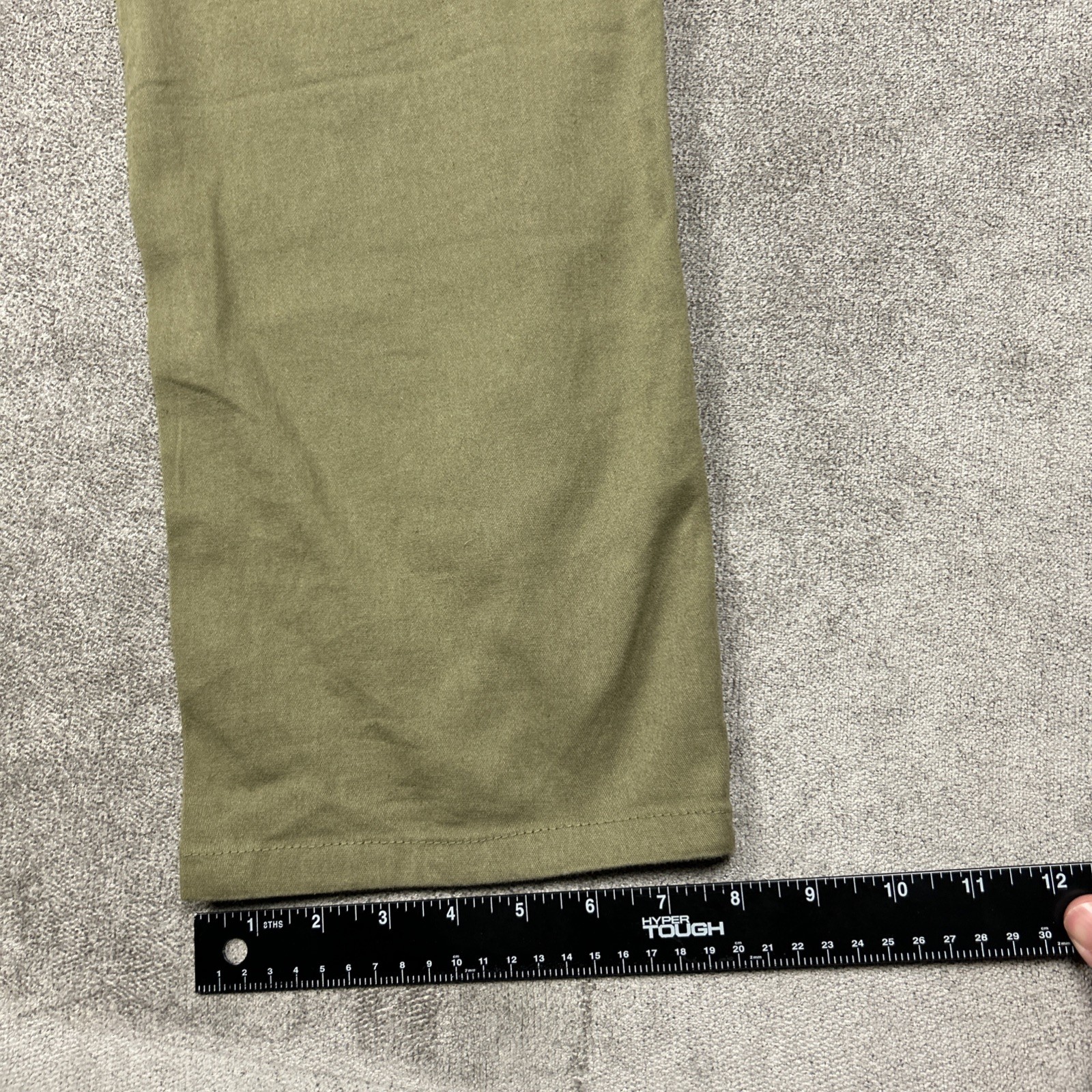 TD Apparel Carlos Ray Slim Fit Tactical Pants Mens 38×30 Green Cotton Spandex