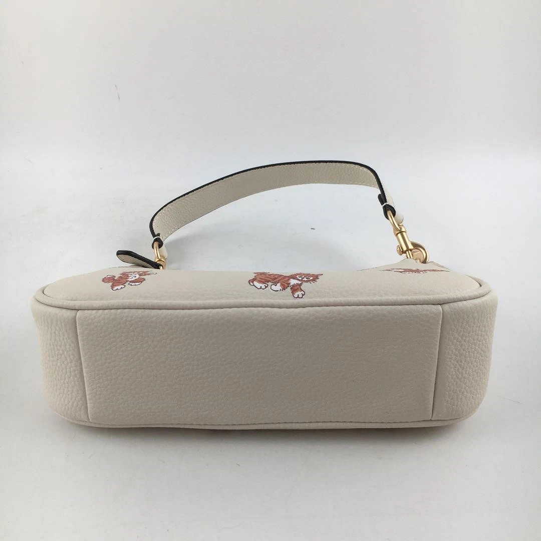 Coach Teri Women’s Leather Shoulder Bag – Dancing Kitten Chalk (CC777)