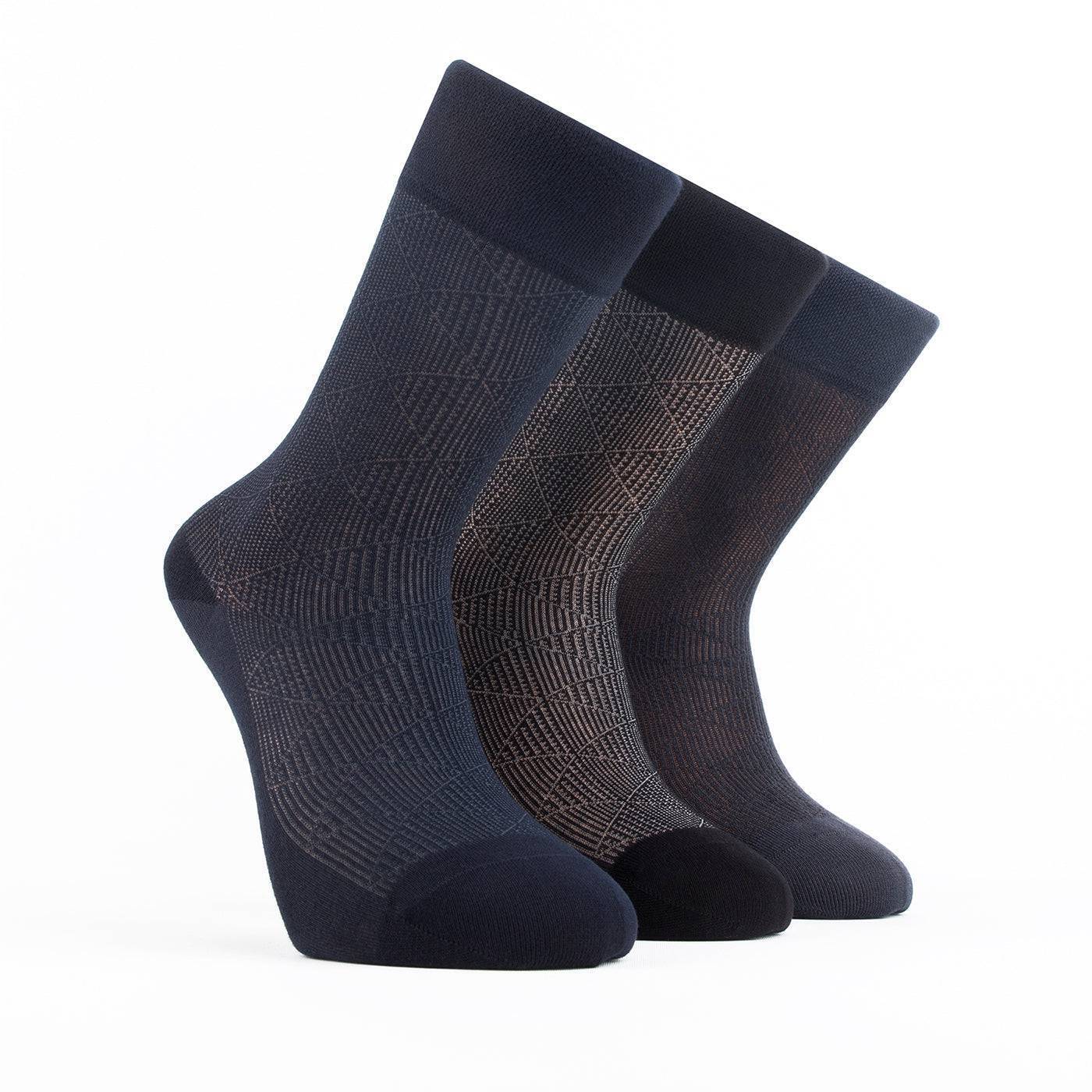 Men’s Bamboo Lightweight Dress & Trouser Socks – Soft, Breathable (3 Pack)