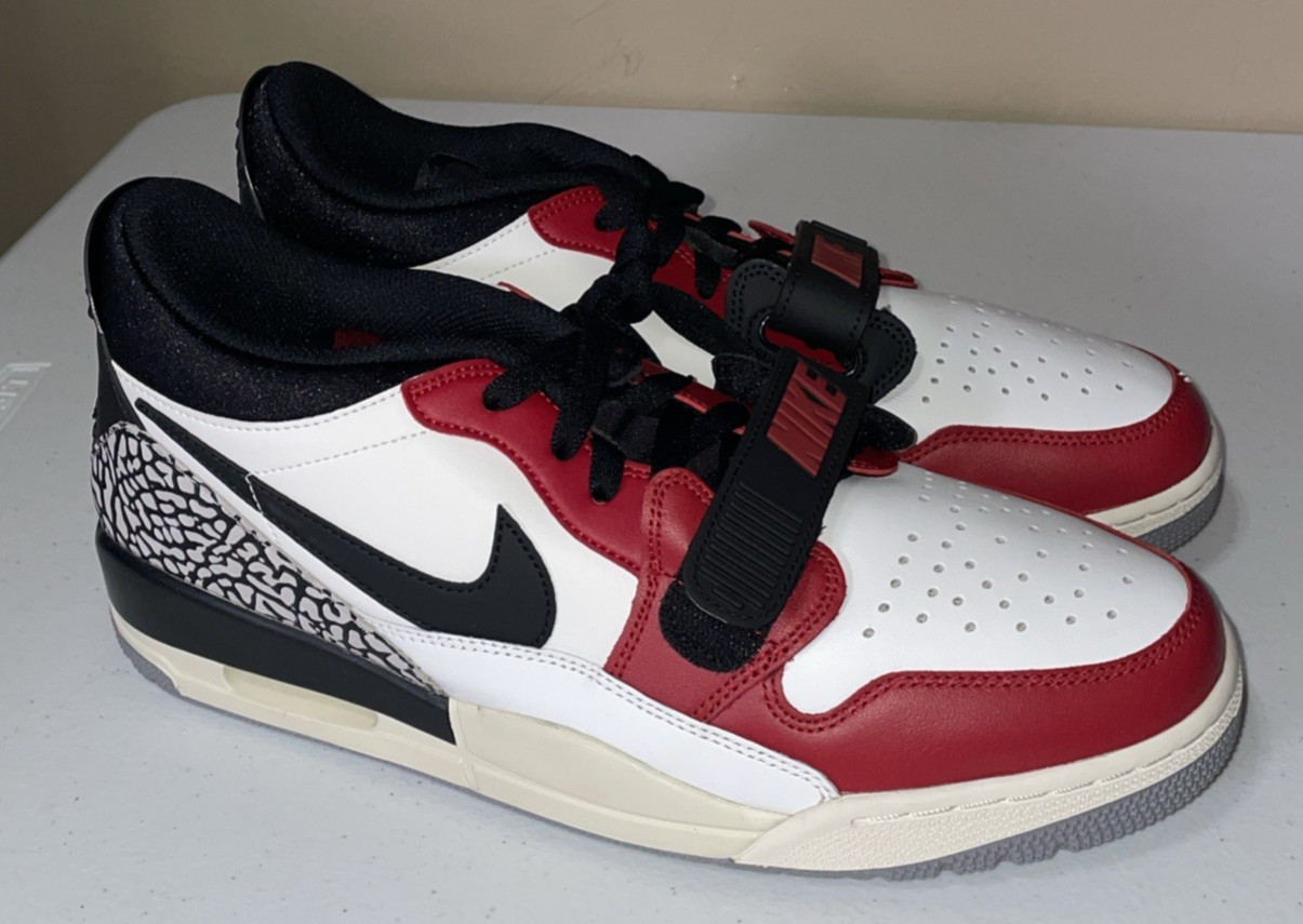 Nike Air Jordan Legacy 312 Low Chicago White Red Black CD7069-106 Men’s Size 11