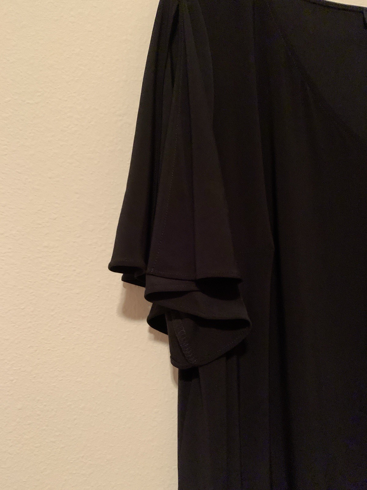 V-Neck Midi Black Dress 2X (Macy’s.com)