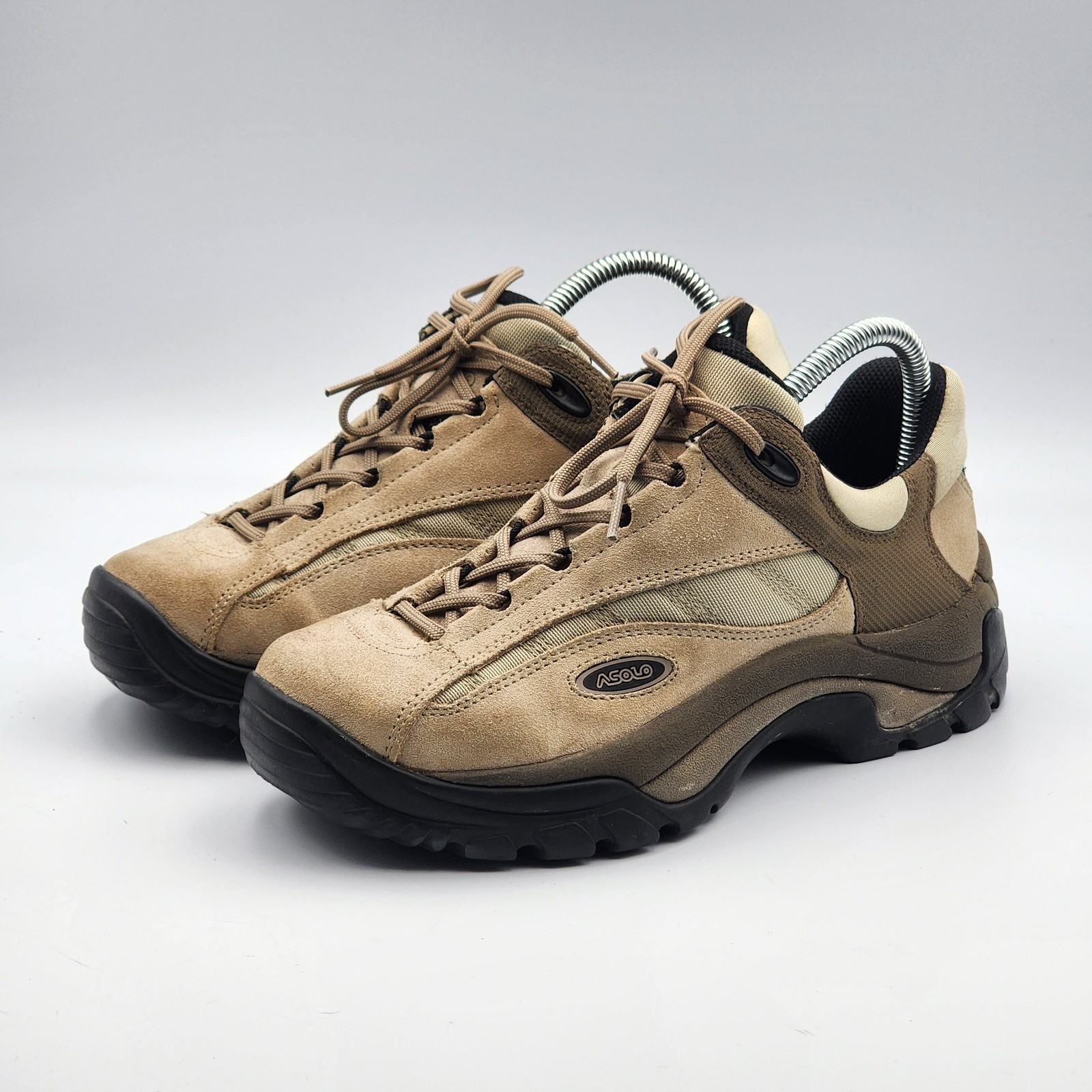 Asolo Tan Suede Low Hiking Trail Shoes Women’s US 7 EU 38 2/3