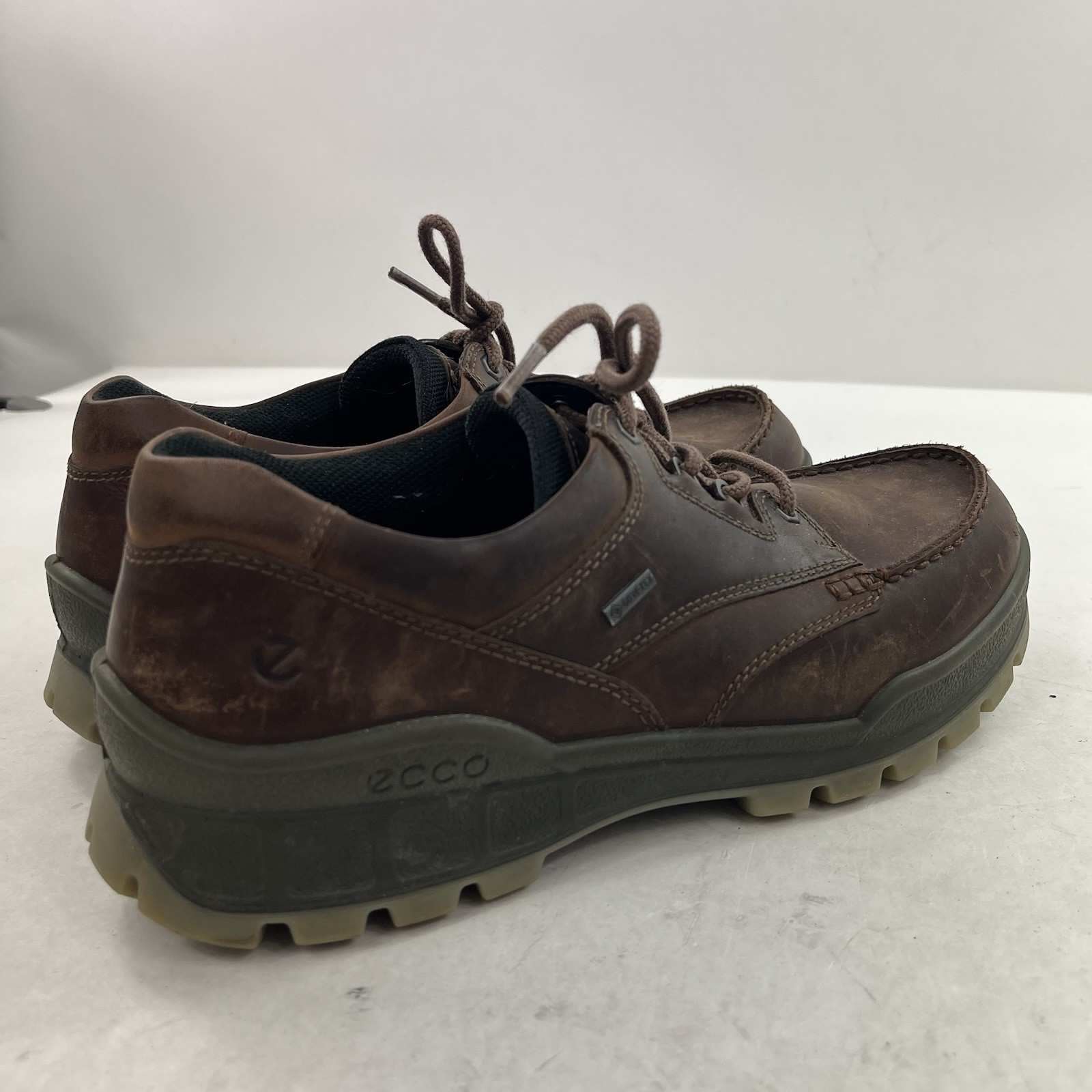 ECCO Track 25 Low II GoreTex Hiking Shoes Brown Leather Mens Size 11 US EU 45