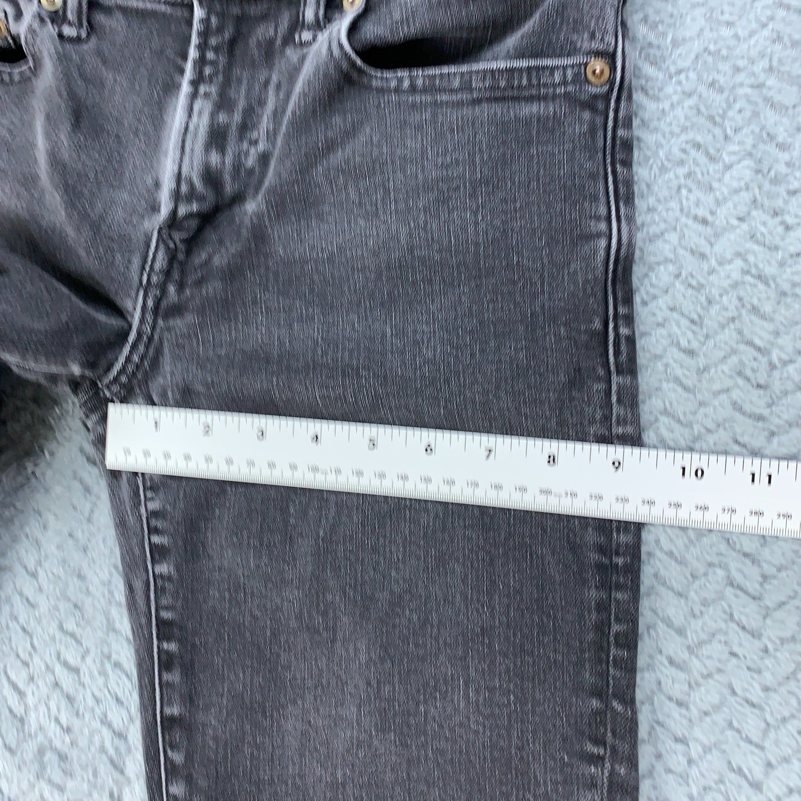 American Eagle Jeans Men’s 28×32 (Fits 28×30) Black Slim Straight Flex Stretch
