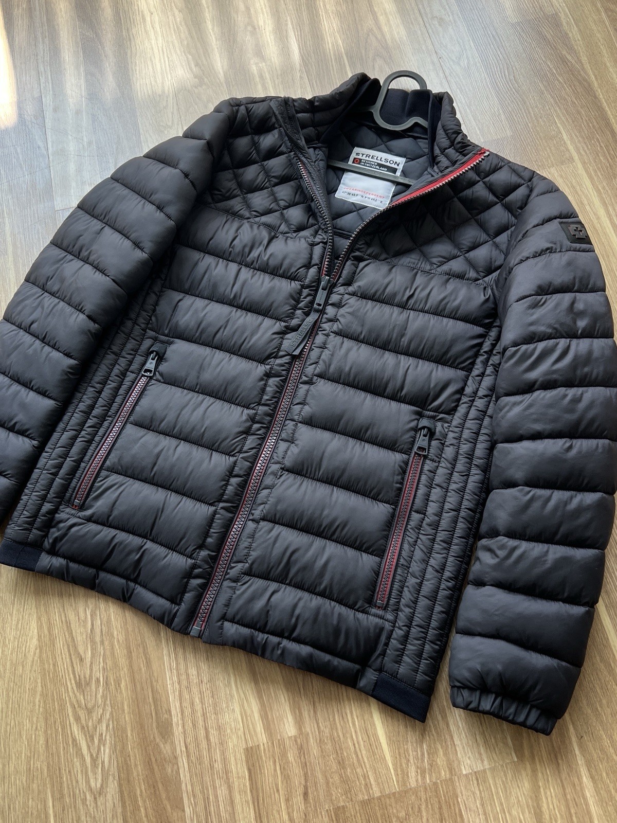 Strellson Men’s Clason 2.0 Fused Quilted Navy Jacket size 48(M-L) RRP $475