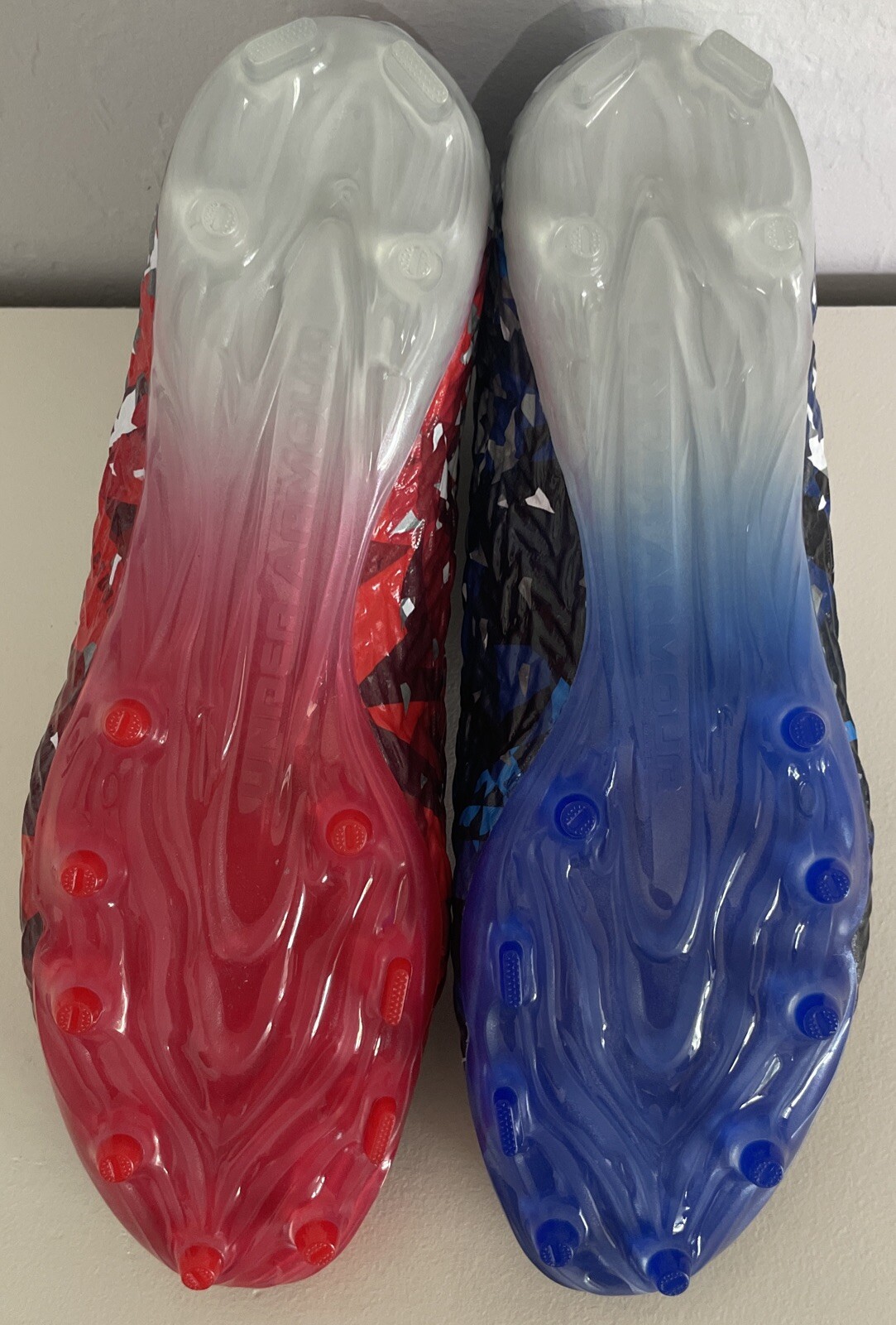 LIMITED EDITION FREEDOM UNDER ARMOUR SPOTLIGHT CLONE MC LE FOOTBALL CLEATS 12.5