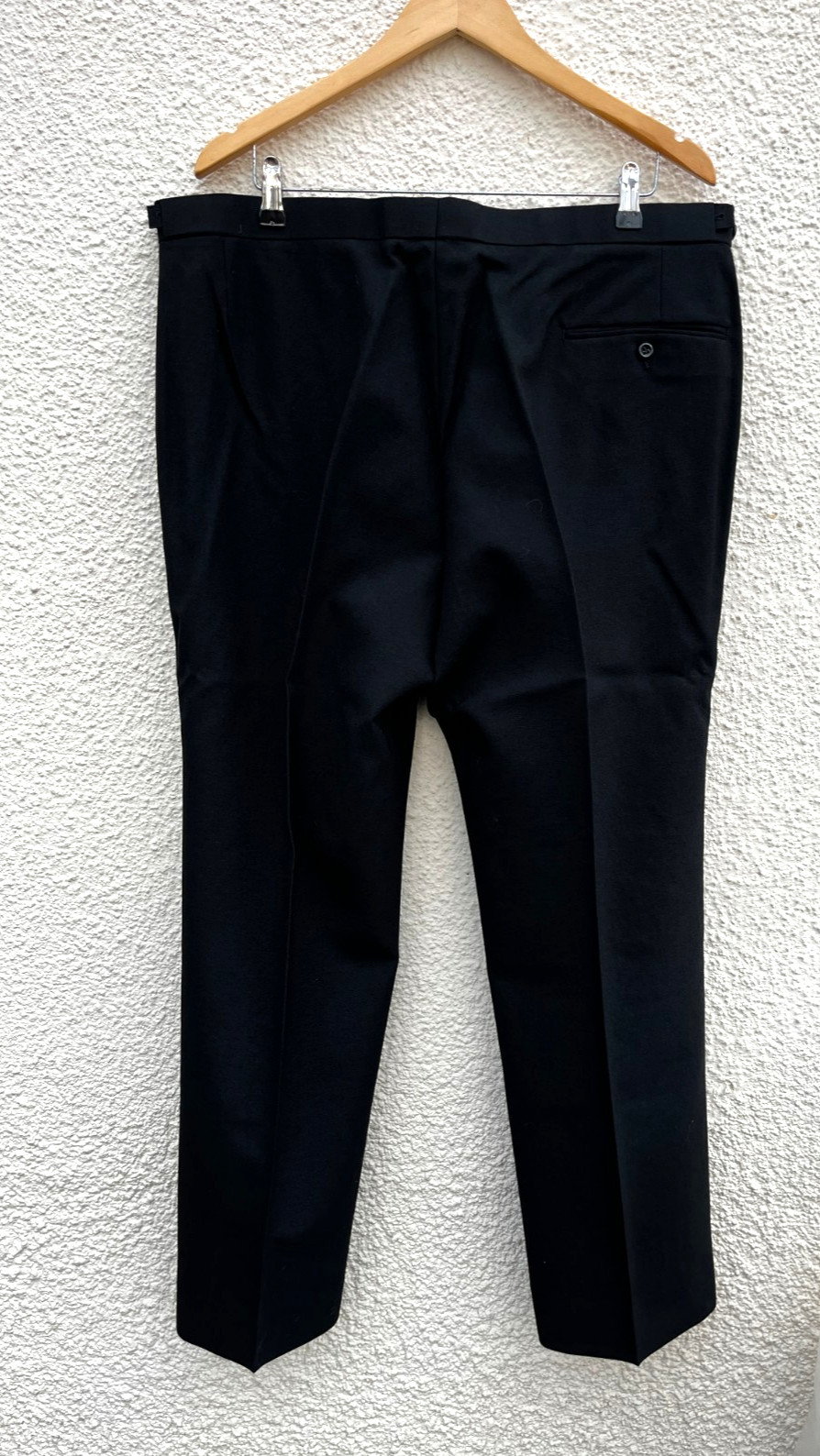 Austin Reed Regent Street Black Dinner Suit Tuxedo Peak Lapels Trevira 46” W40