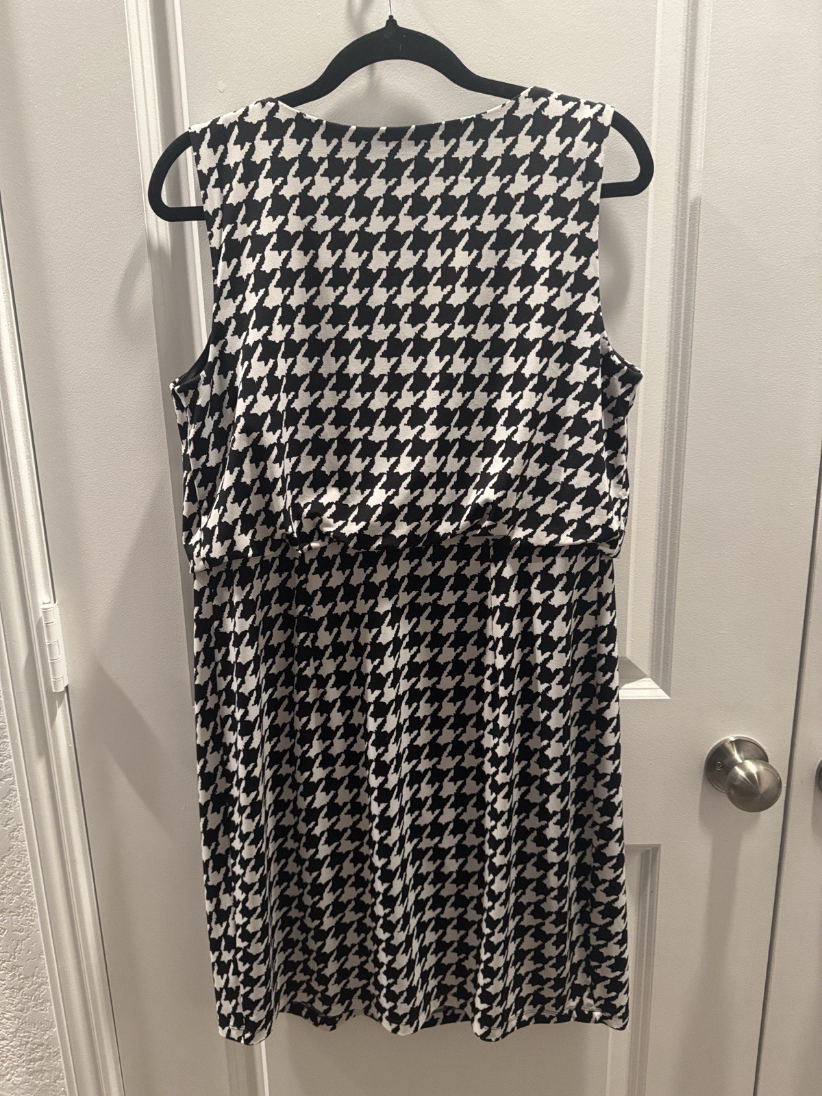 EnFocus Studio Sz 14W Houndstooth Dress In EUC