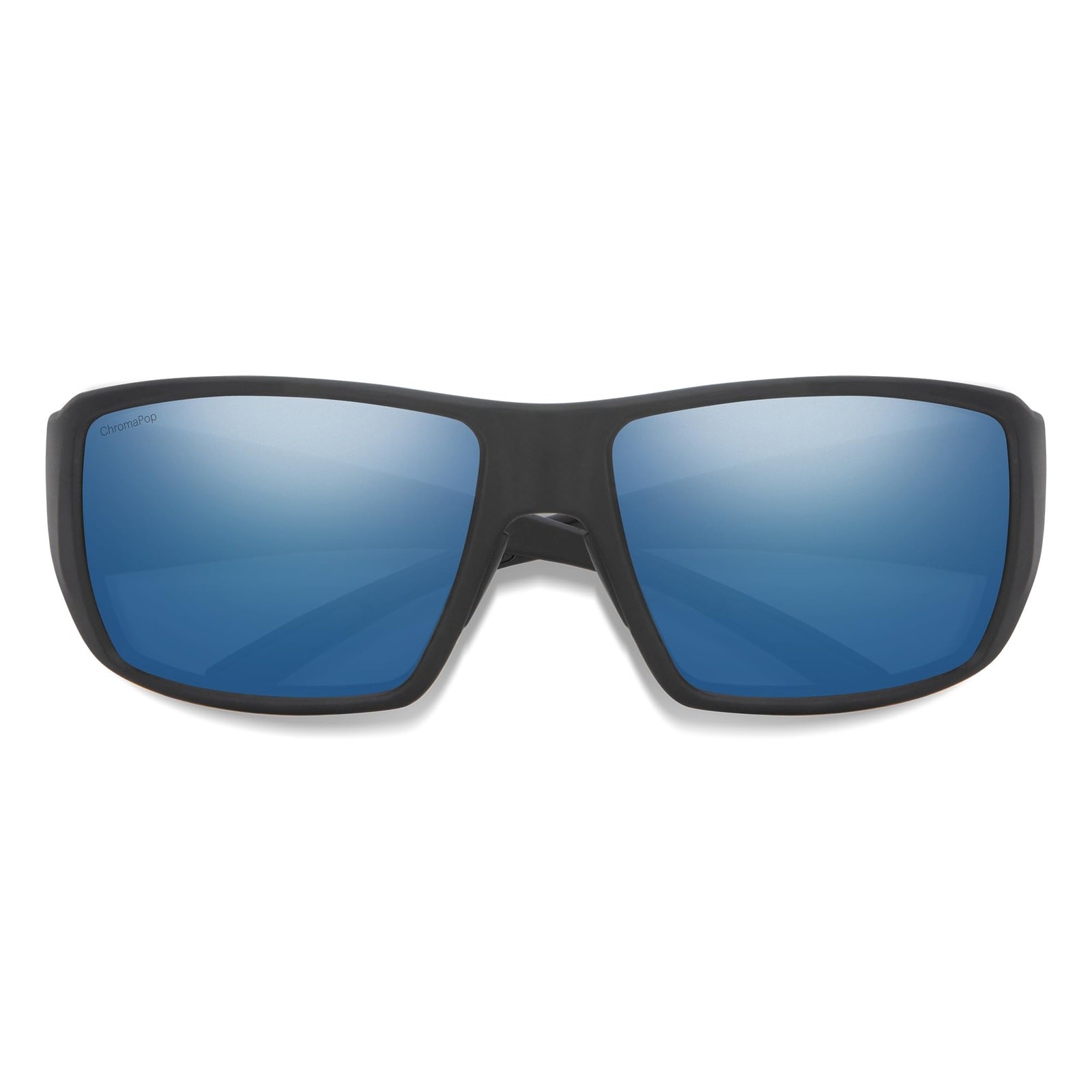 NWT SMITH Guide’s Choice Matte Black/Blue ChromaPop Polarized Sunglasses Unisex