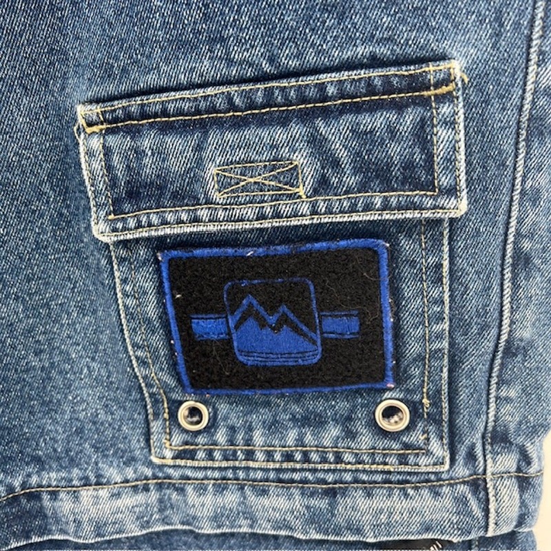 VTG Y2K First Down Zip Off Denim Jeans Mens 32 Cargo Baggy Skater Streetwear