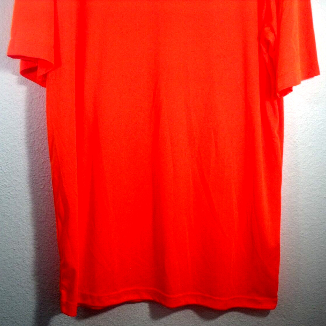 Sport-Tek TST350 Mens Short Sleeve Dri-Fit Large Tall Peformance Orange T-Shirt