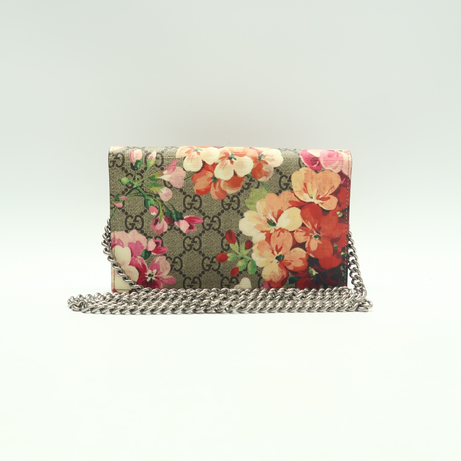 Gucci Blooms WOC Brown GG Supreme Canvas Shoulder Bag T10422747