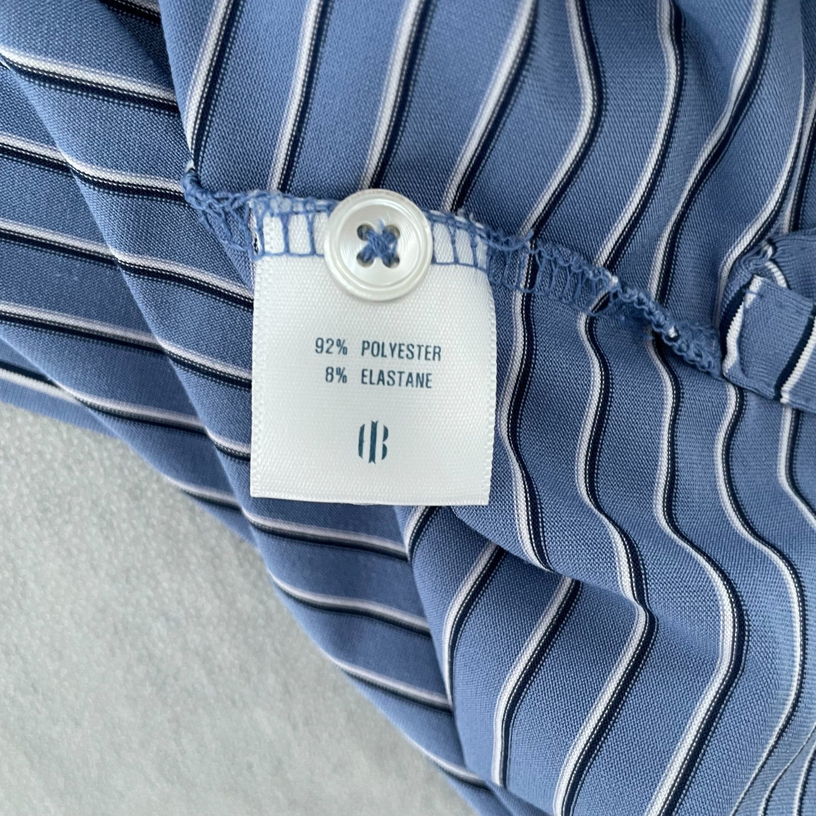 Holderness & Bourne Shirt Adult Large Blue Polo The Sutton Diamond Run Golf Club