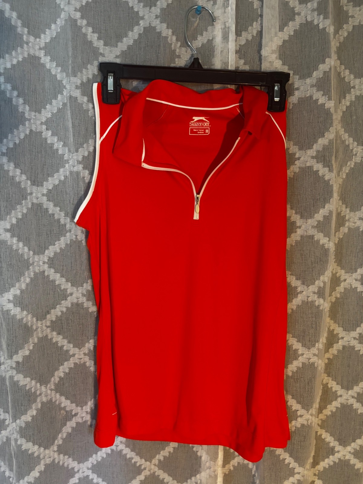 Womens Slazenger Orange Athletic Top M.