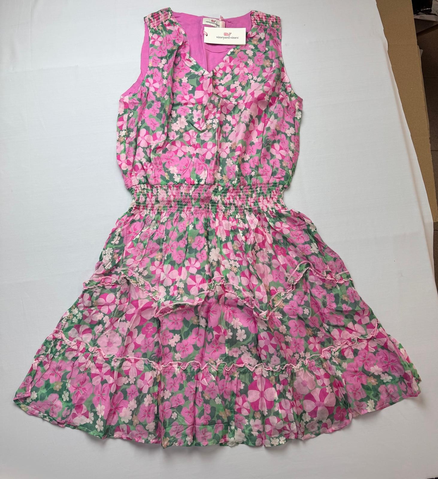 Vineyard Vines Montauk Daisy Smocked Mini Dress Size (S) *NWT*