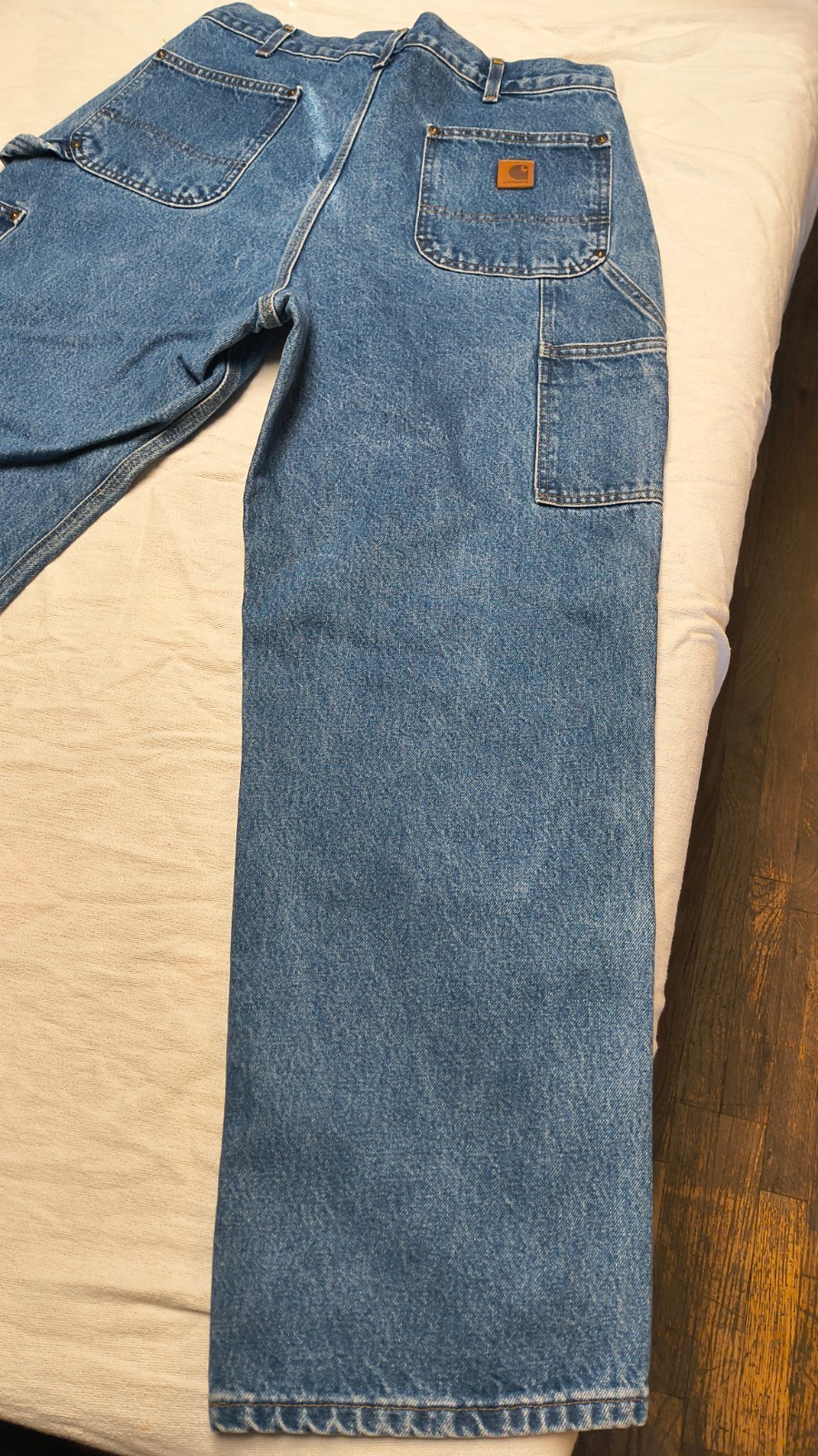 Carhartt Relaxed Fit Rugged Flex Utility Logger Jeans Mens 38×30 dungarees