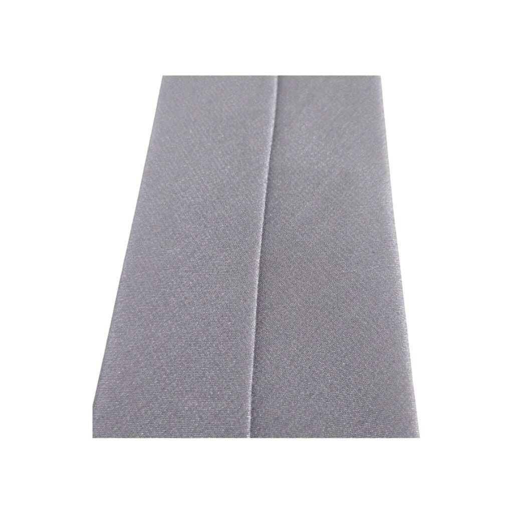 Brisson Gray Slim Mens Necktie with Matte Finish and Standard Length