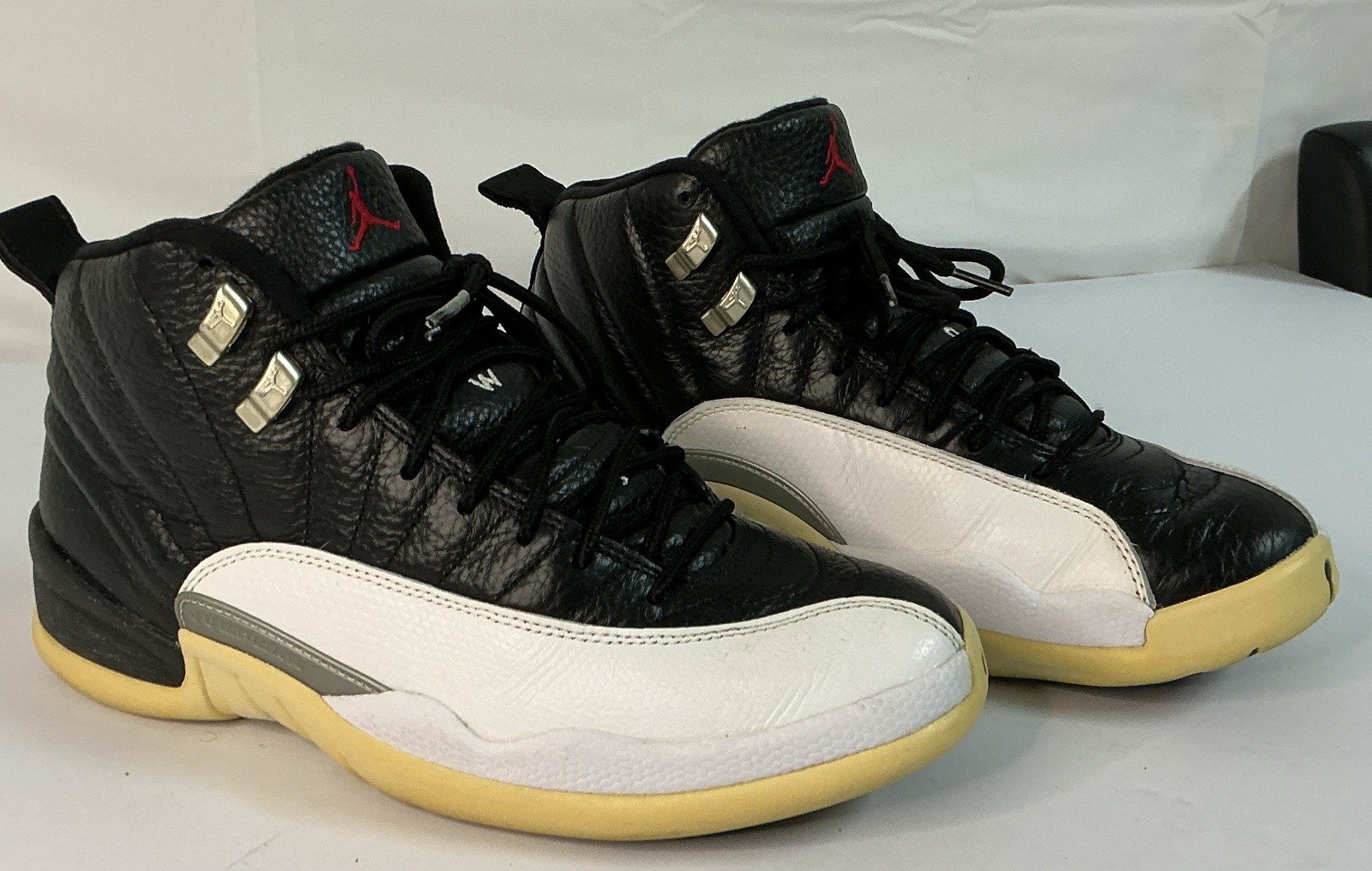Jordan Air Jordan Retro Playoffs 2022 Black White Leather CT8013-006 Men’s 8.5