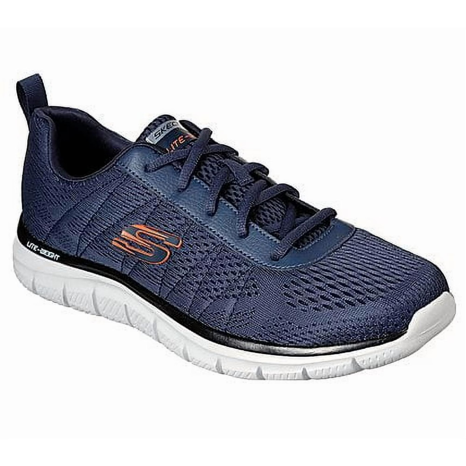 Men’s Skechers Track Moulton Memory Foam Trainer Sneakers Shoes, Medium & Wide