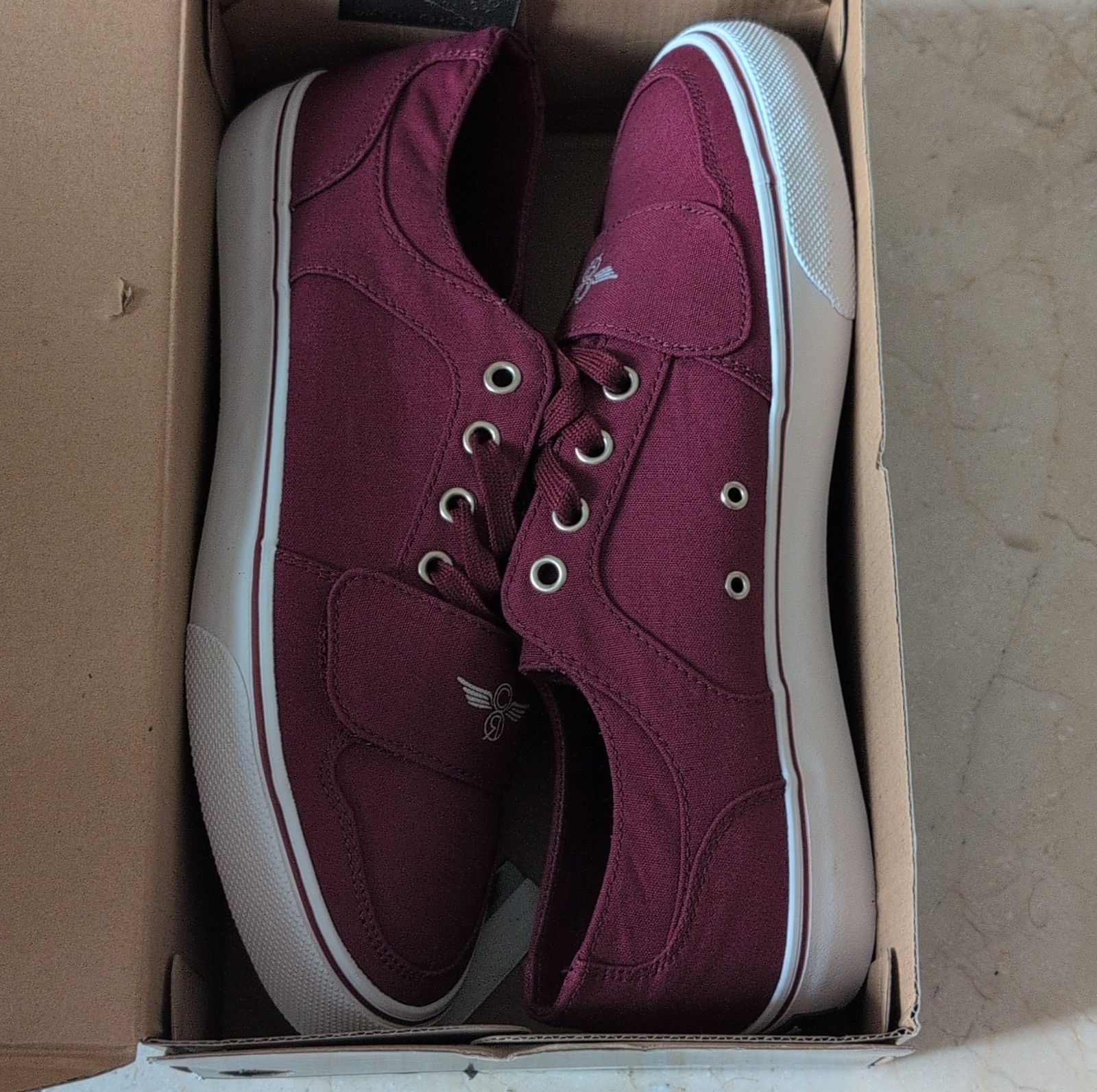 Creative Recreation Cesario Lo XVI Maroon Canvas New in Box Pristine Condition