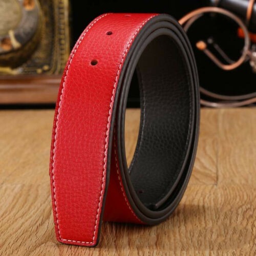 LUXURY 38mm Replacement Belt Genuine Leather Mens Reversible Strap For H Buckle✨
