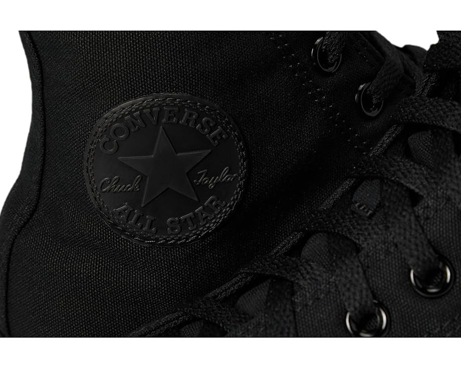 Converse Chuck Taylor All Star Canvas High Top Shoes in Black Monochrome M3310