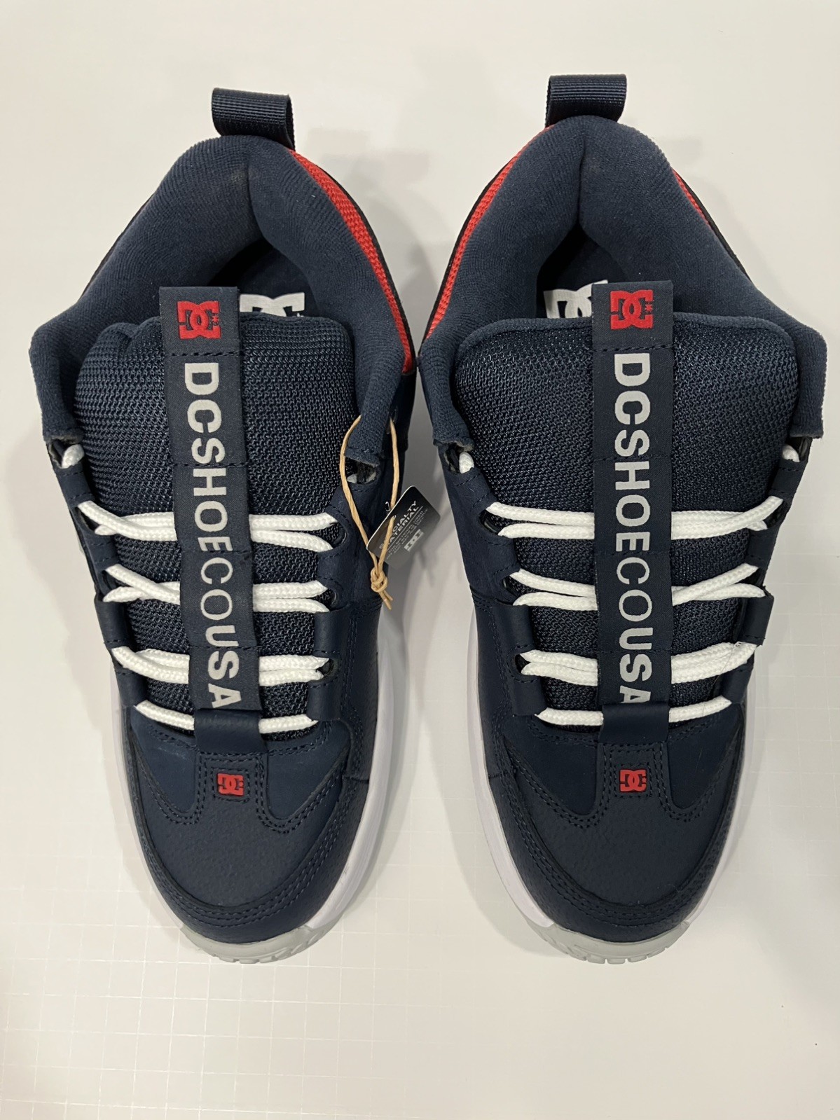 DC Lynx OG Shoes – Navy/ Red – Size 10 – Brand New – Free returns & Shipping