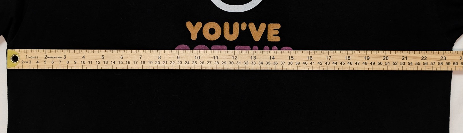 Dunkin’ Donuts You’ve Got This XL Black Employee Shirt 23″ W X 29″ L