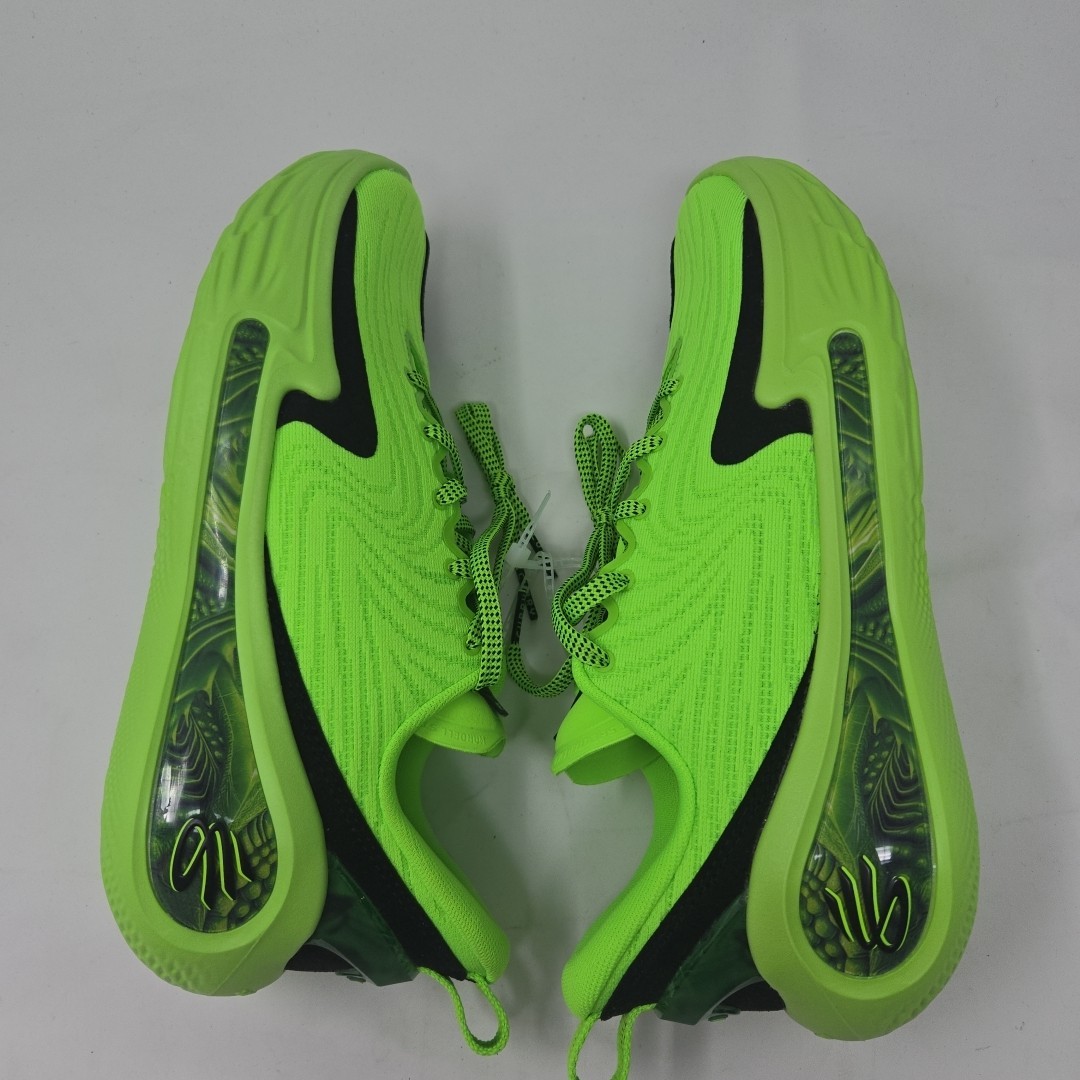 Under Armour Curry 12 Extraterrestrial Sneakers Mens Sz 8 Hyper Green Black
