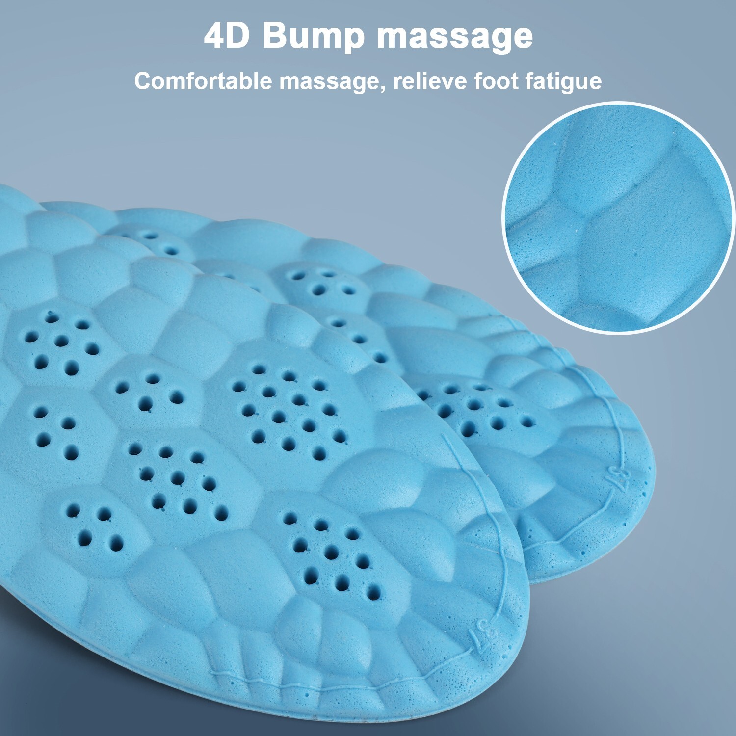 Hiking Insoles with 4D Cloud – Shock Absorption & Breathable | All-Day Comfort U