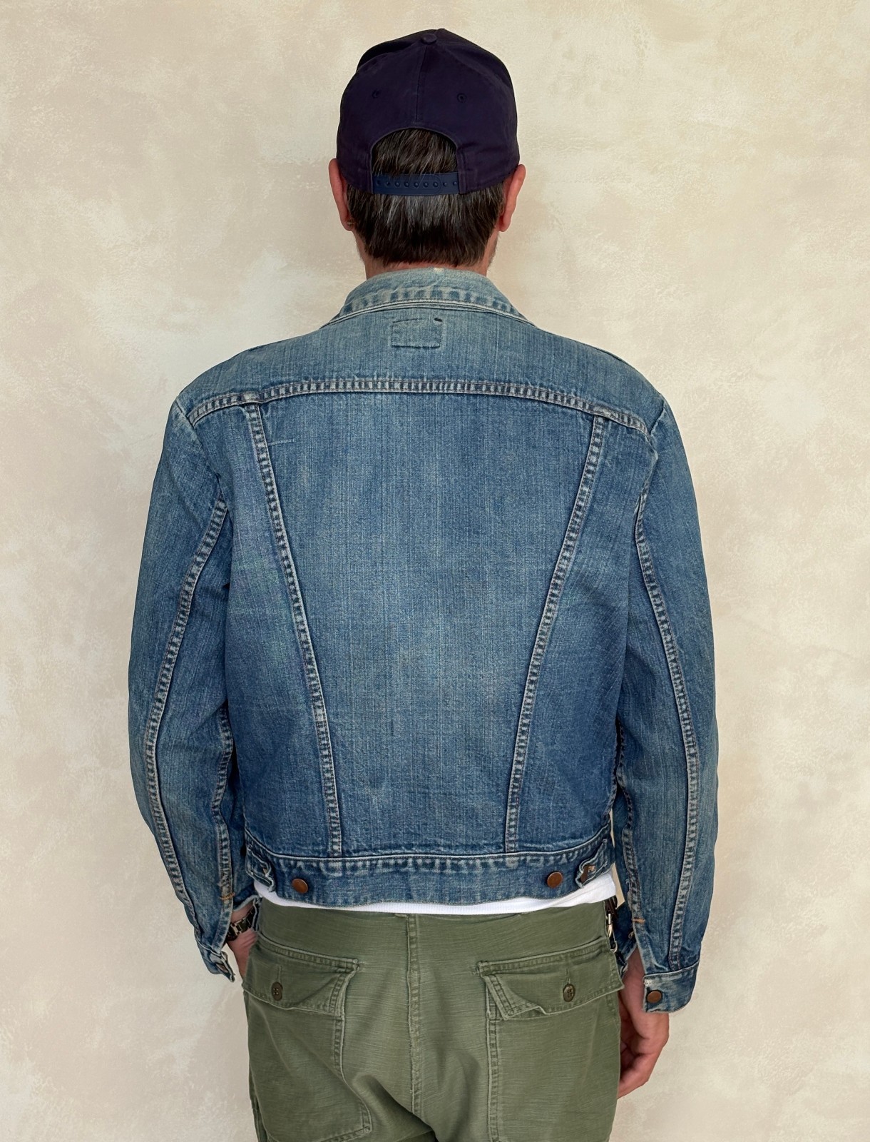 Size 44US / 54EU. Authentic 70s Maverick denim Jacket – Made in USA