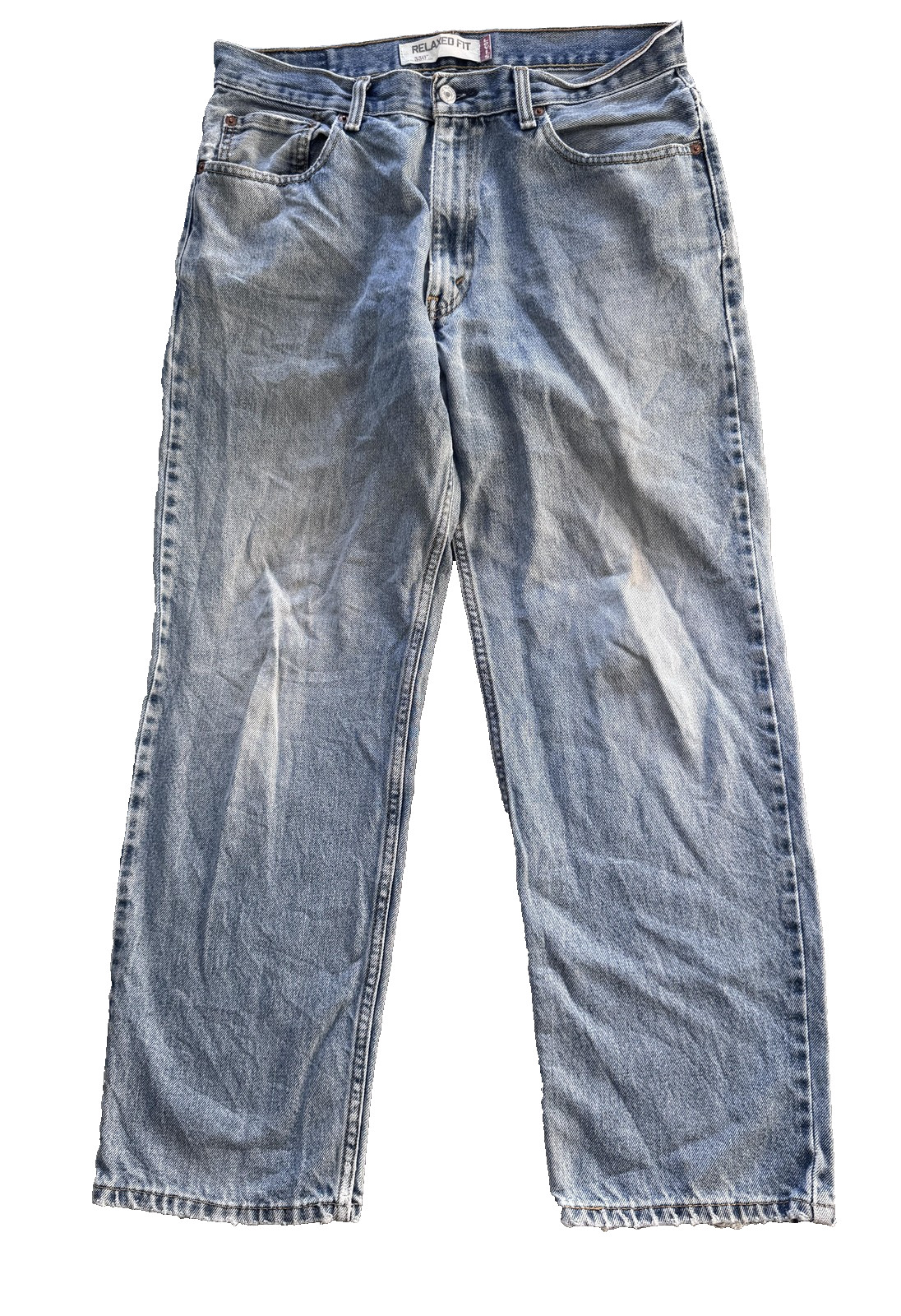 Levi’s 550 Mens Jeans W32xL28 Blue Light Wash Relaxed Tapered Fit Retro