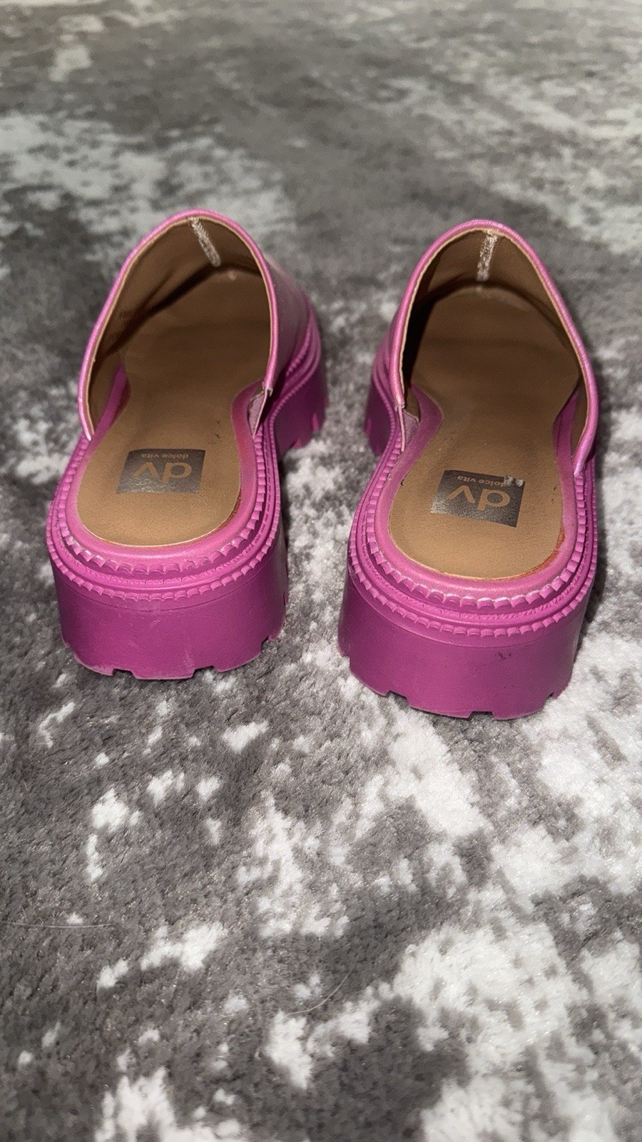 Dolce Vita Kamille Platform Mule Fuchsia Size 2