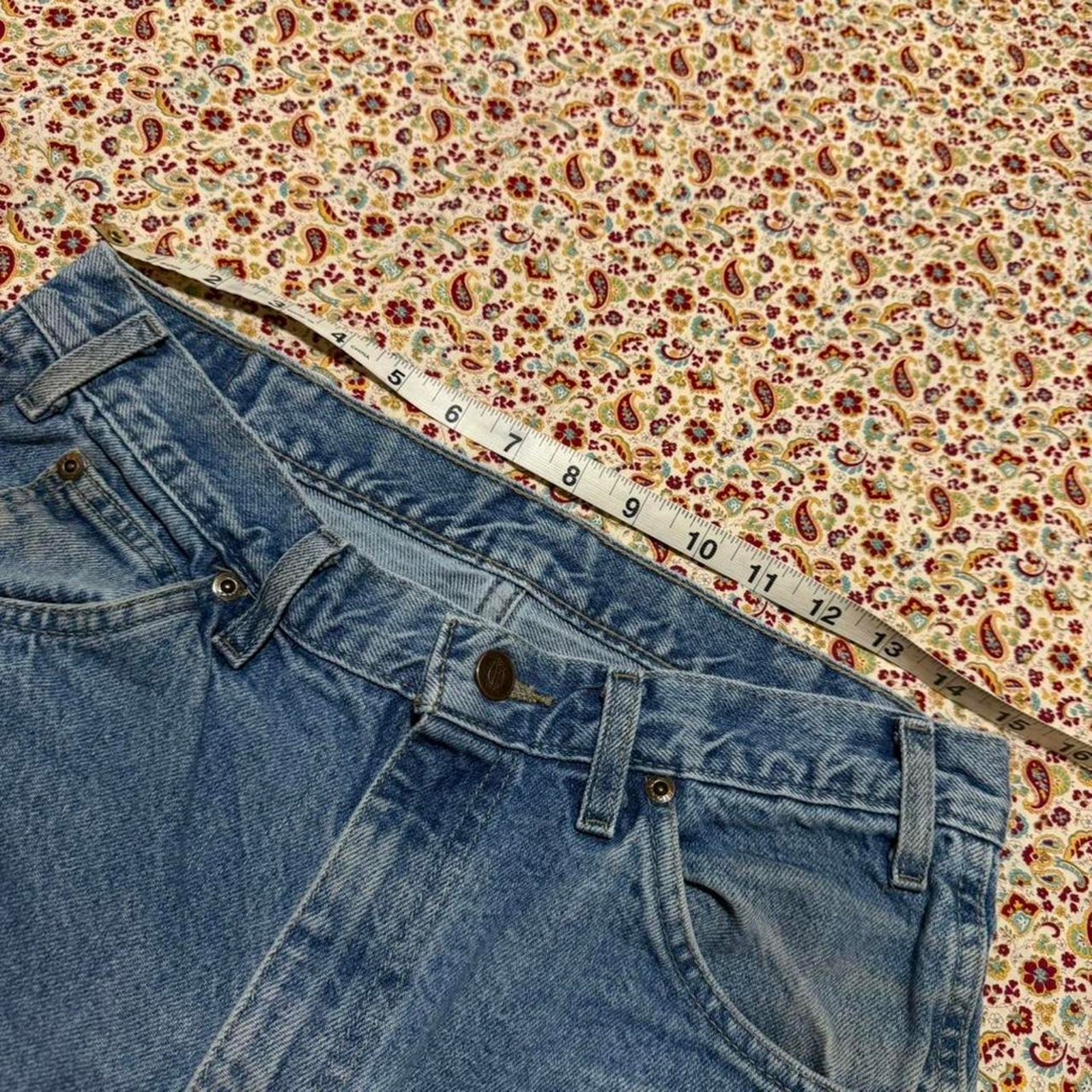Vintage Dickies Double Knee Carpenter Blue Jeans 30Wx29L