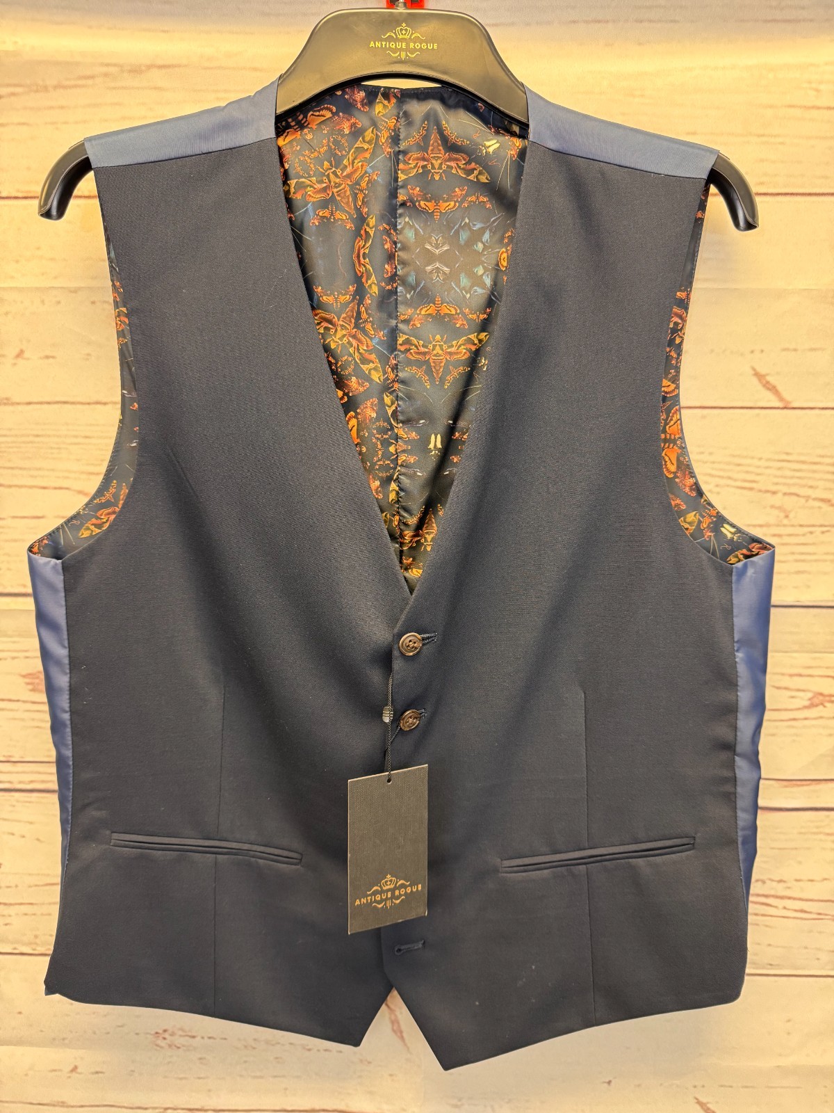 Limehaus / Alexandre London Men’s Navy Blue Vest – 44R