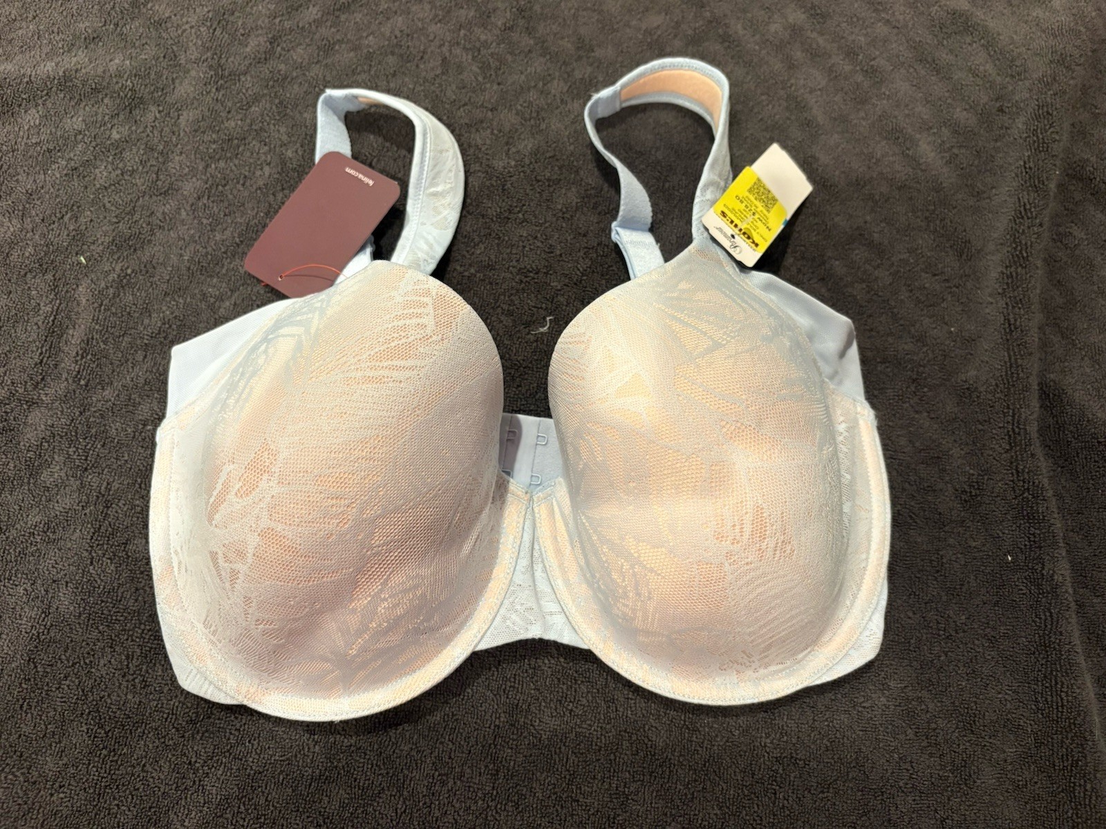 Felina Parallel Navy Spacer Contour Underwire Lightweight Bra Women 36DDD NWT
