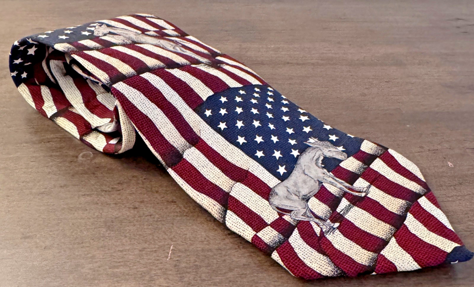 AMERICANA BY MBP ‘Americana Series – It’s Party Time’ Democrat Men’s Tie Politic