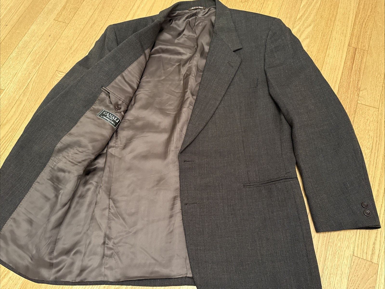 Canali for Bloomingdale’s 100% Wool Blazer Jacket 56R Italy 46US
