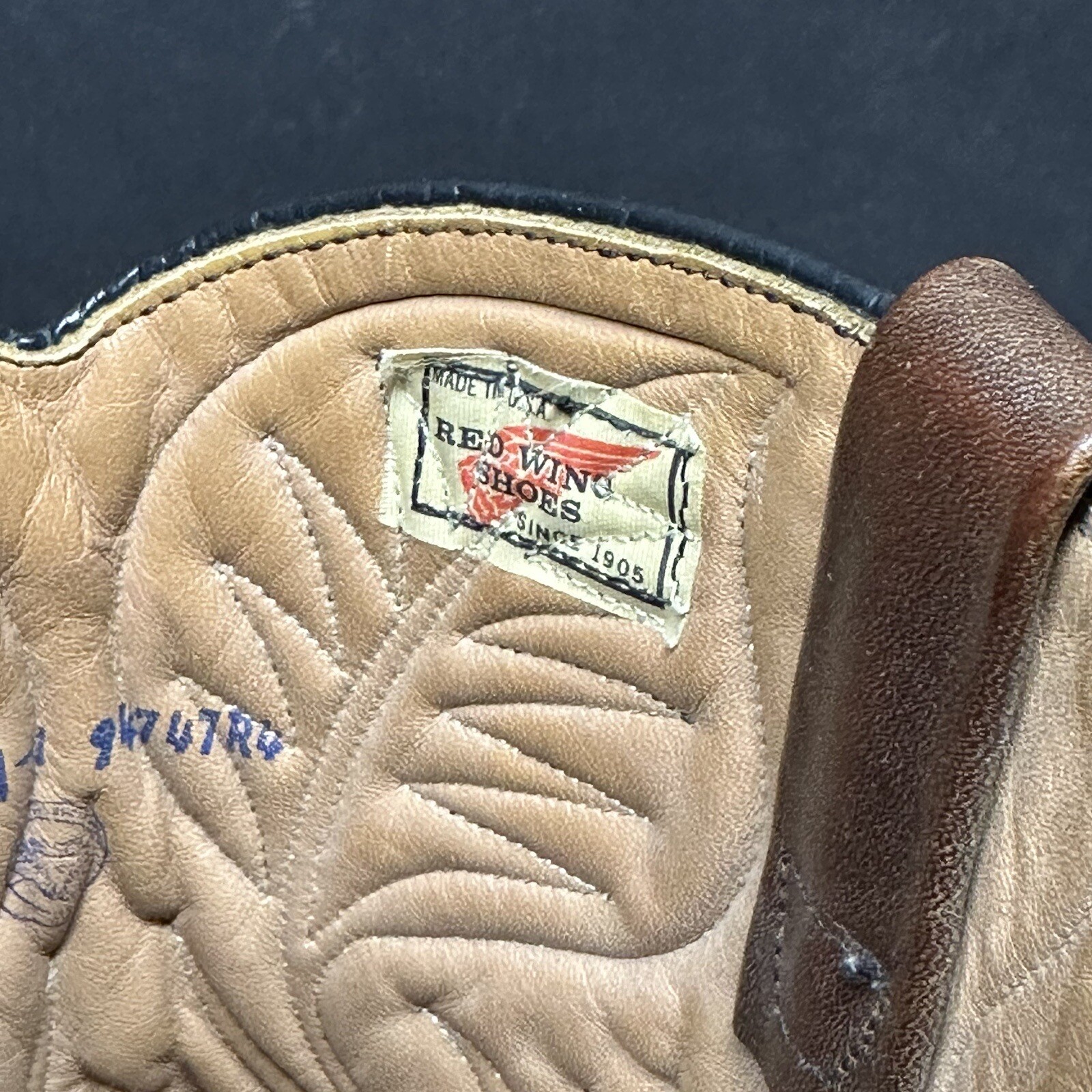 Vintage Red Wing Pecos 9801 Brown Leather Western Cowboy Work Boots Men’s 9.5 B