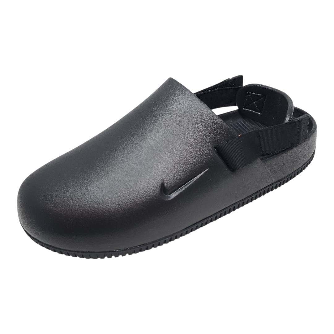 NIKE CALM MULE NA STRAP CASUAL SHOES TRIPLE BLACK SIZE MEN’S 12 FD5130-001