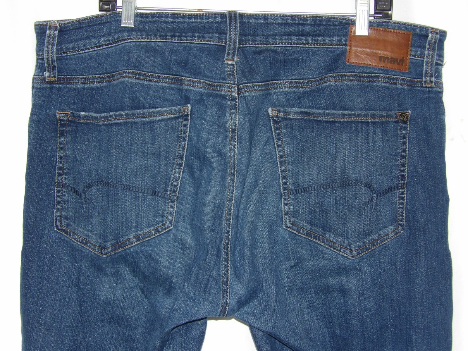 MAVI Medium Wash Stretch ZACH Straight Leg Denim Jeans Men’s 38 X 30