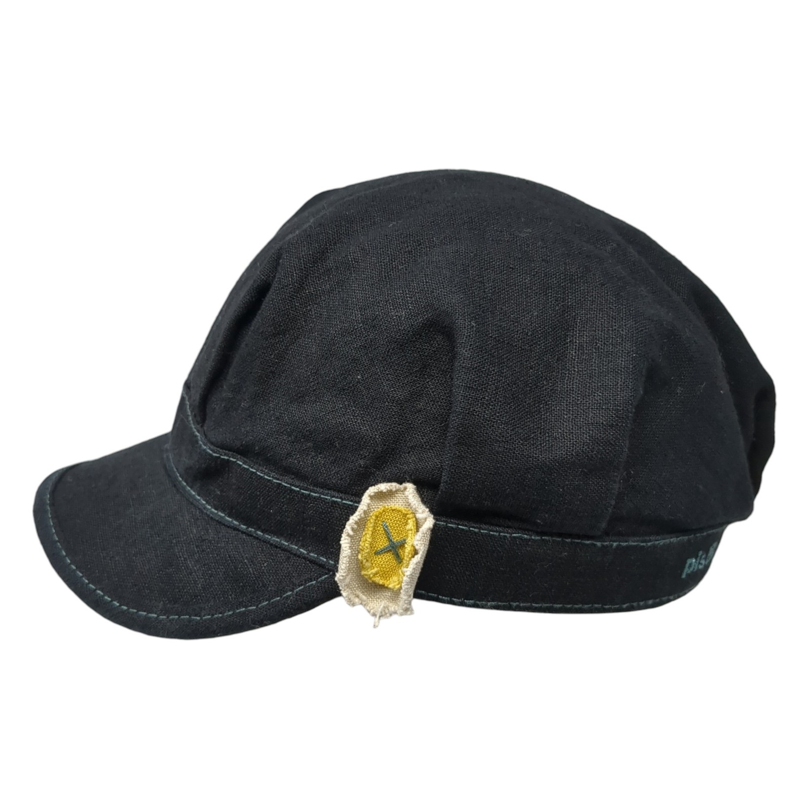 Pistil Fitted Cadet Army Cap Black One Size Solid Casual Lined Outdoor