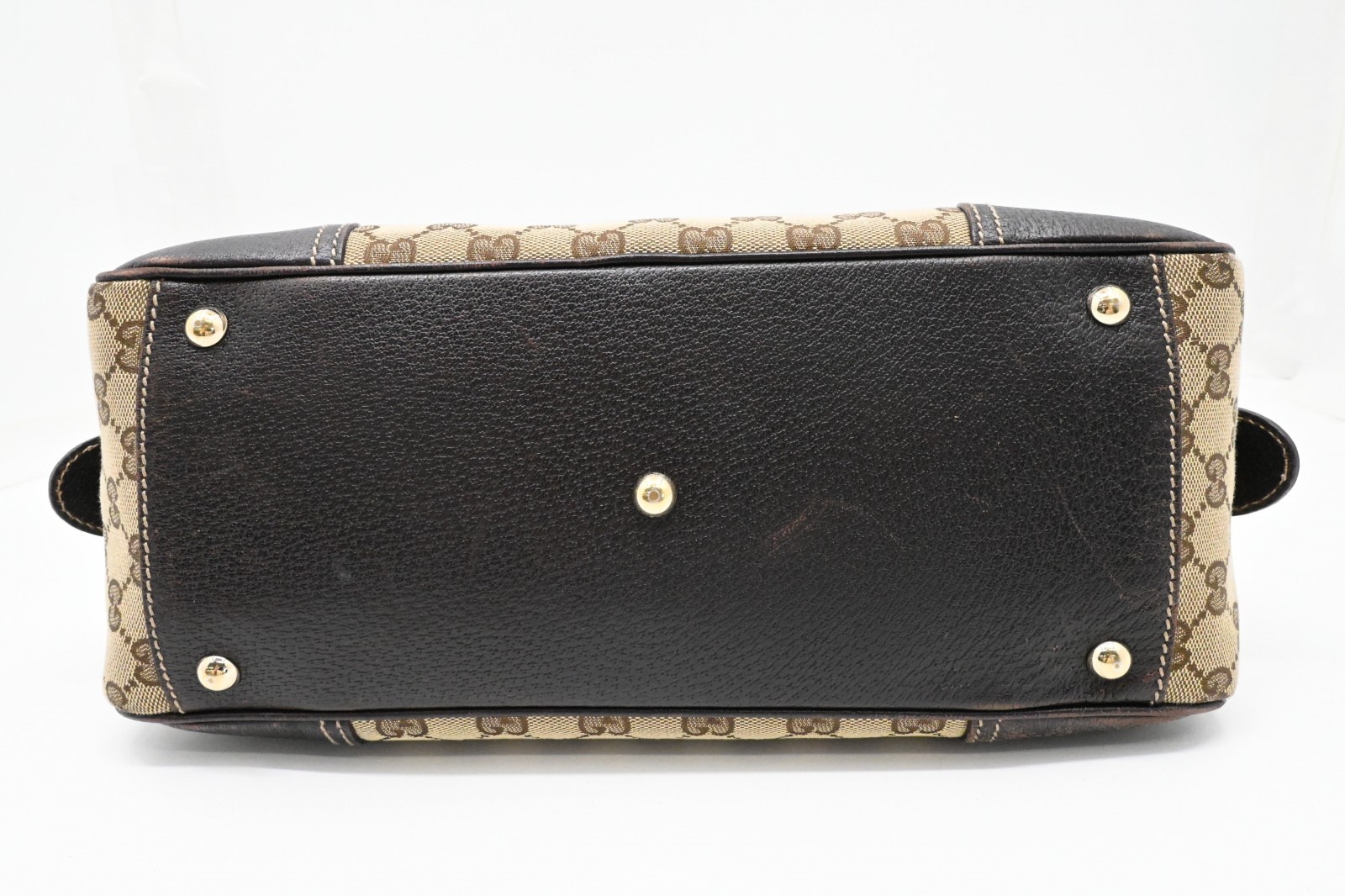 Authentic Gucci GG Canvas Princy Handbag 161720