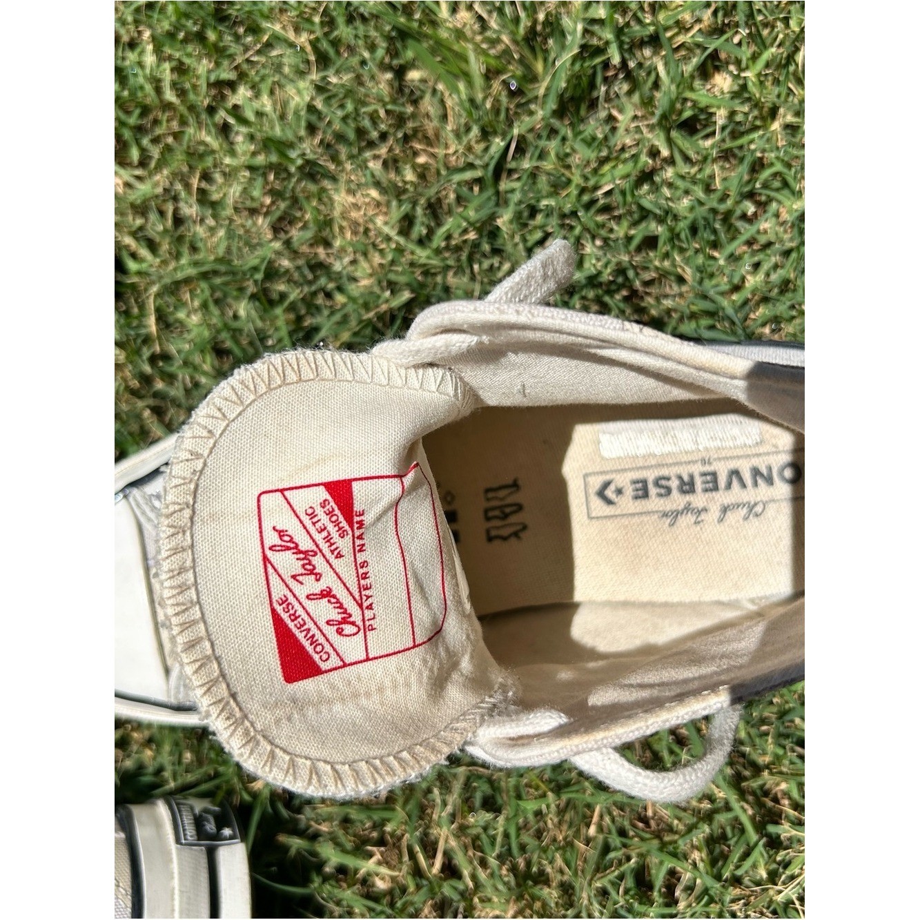 Converse Chuck Taylor High Top Sneakers in Off-White pattern