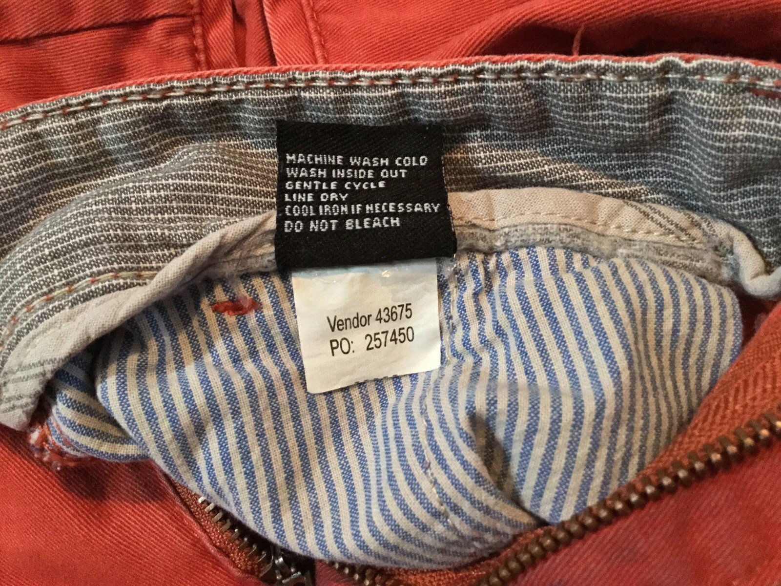 Men’s Griffith Chino Pants Sz 31 X 32 Flat Front 100% Cotton City Of Angels Cali
