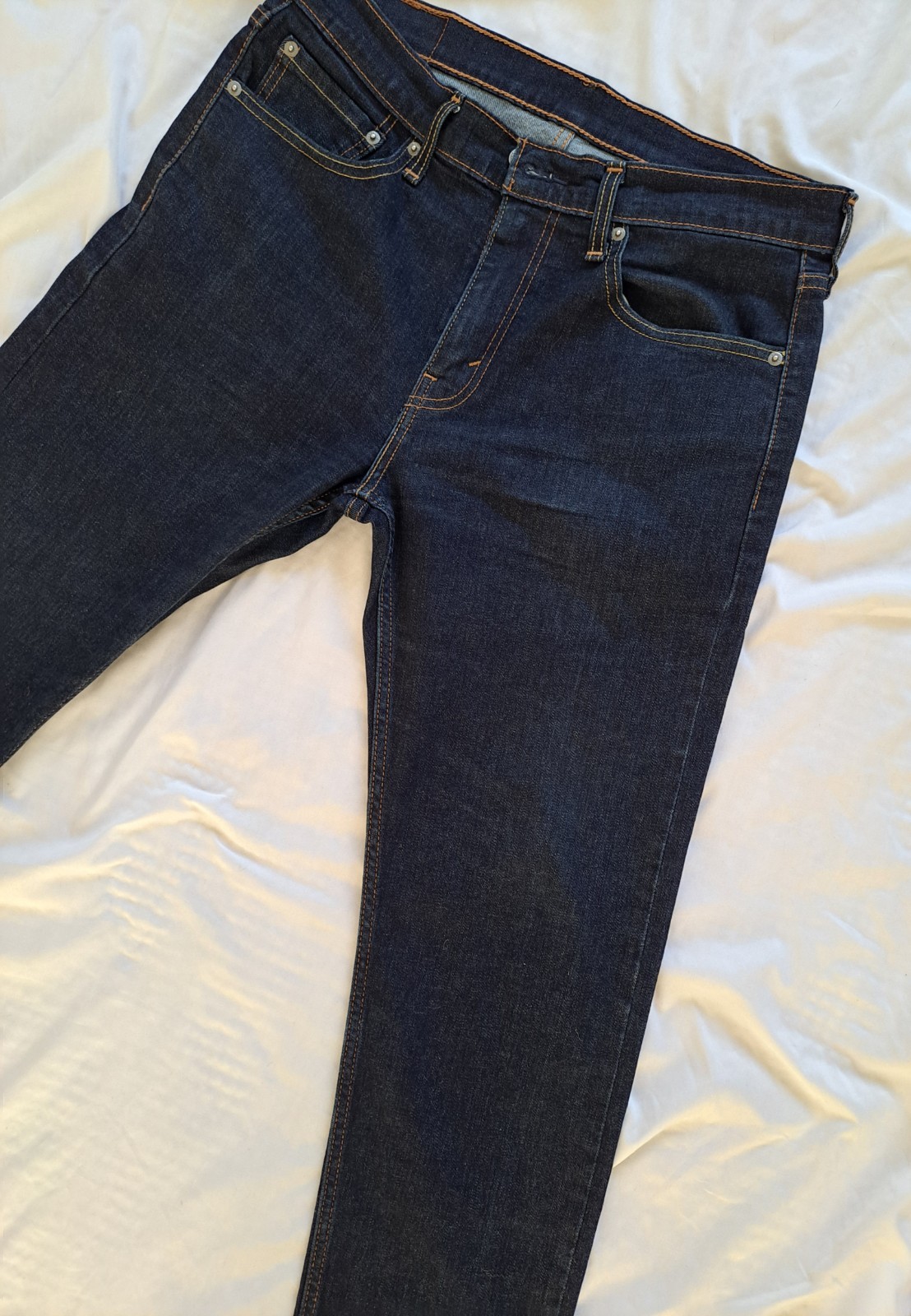 Levi’s 502 Men’s Regular Taper Jeans Blue W32 L30 (Actual 33×27.5)